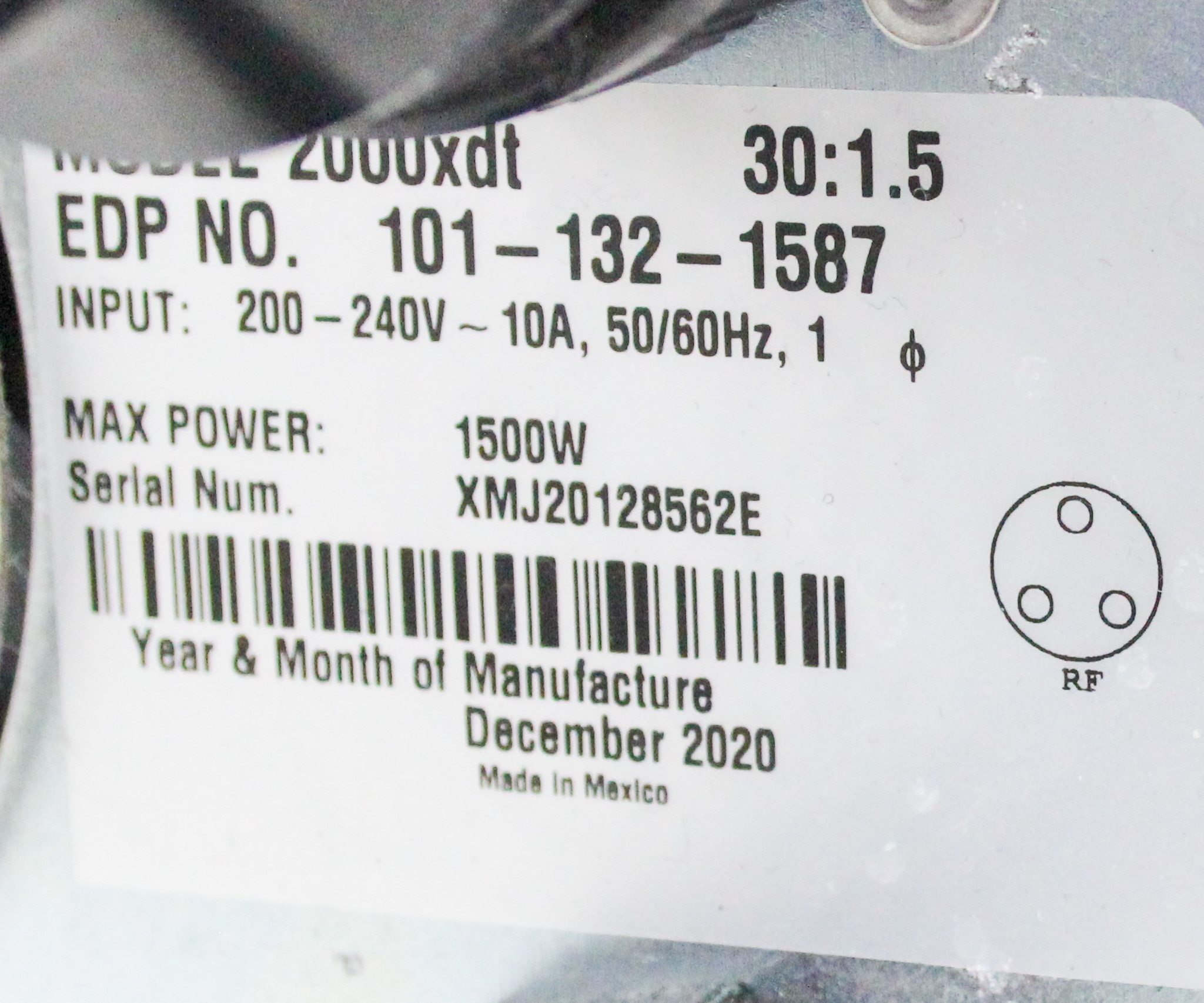 Mesa 2000x Ultrasonic Welding System Vision Station 50-60Hz 400-4400W Used