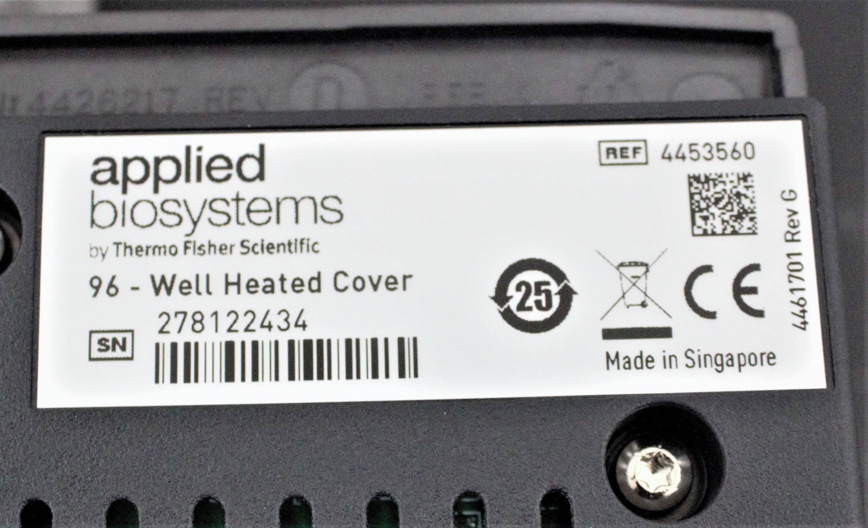 Thermo 96-Well Heated Cover Accessory New Opened Box 4453560 Functional