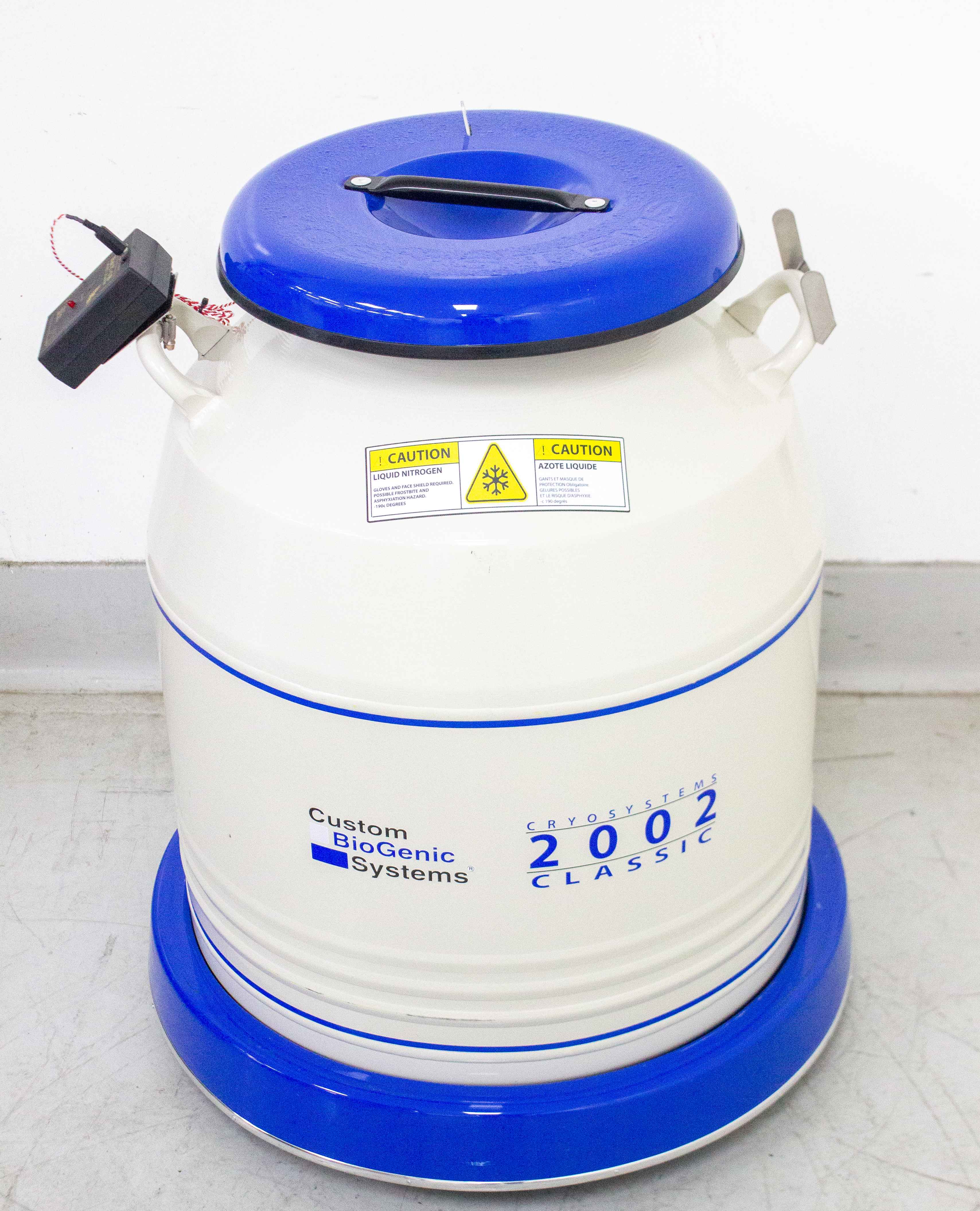 Custom CB202 Cryopreservation Storage System 71L Manual Fill LN2 Temp