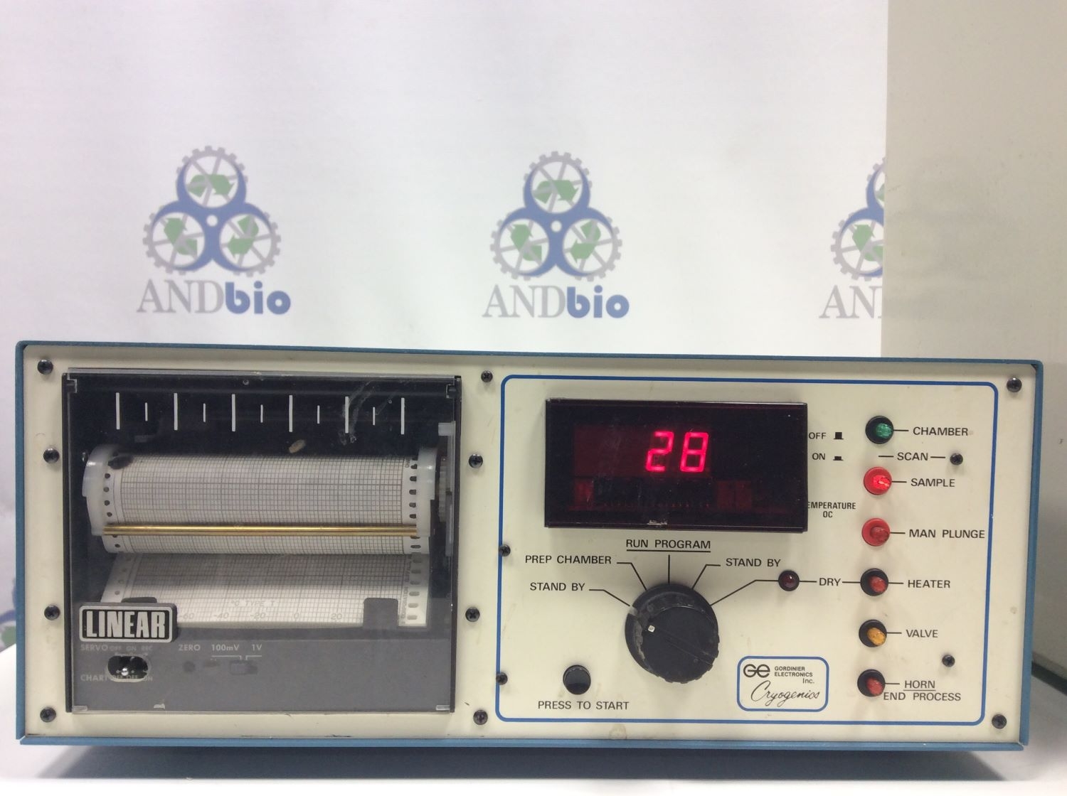 Gordinier Spec Cryogenic Chamber - Chamber with Control Box, Anodized Aluminum
