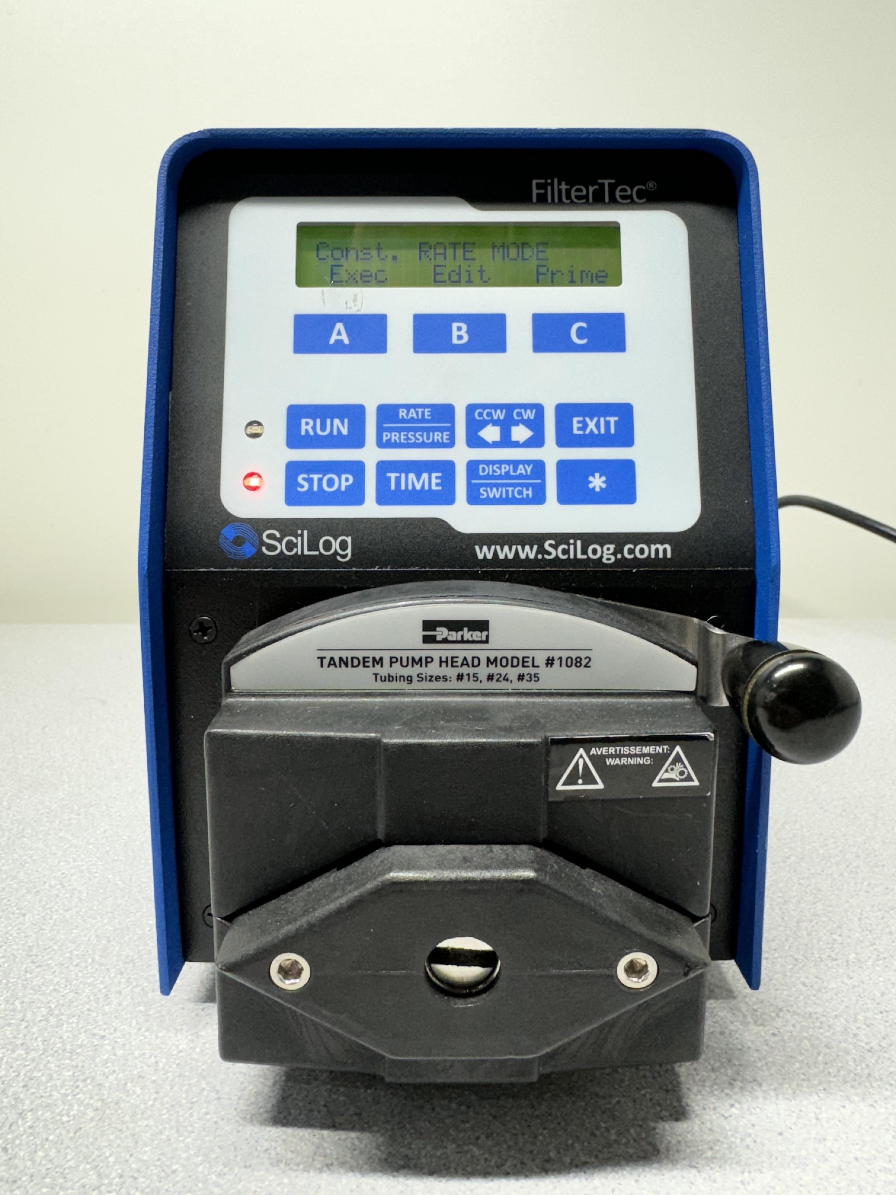 Parker 1082 Tandem Peristaltic Pump with Dual Motor Options, 600/160 RPM