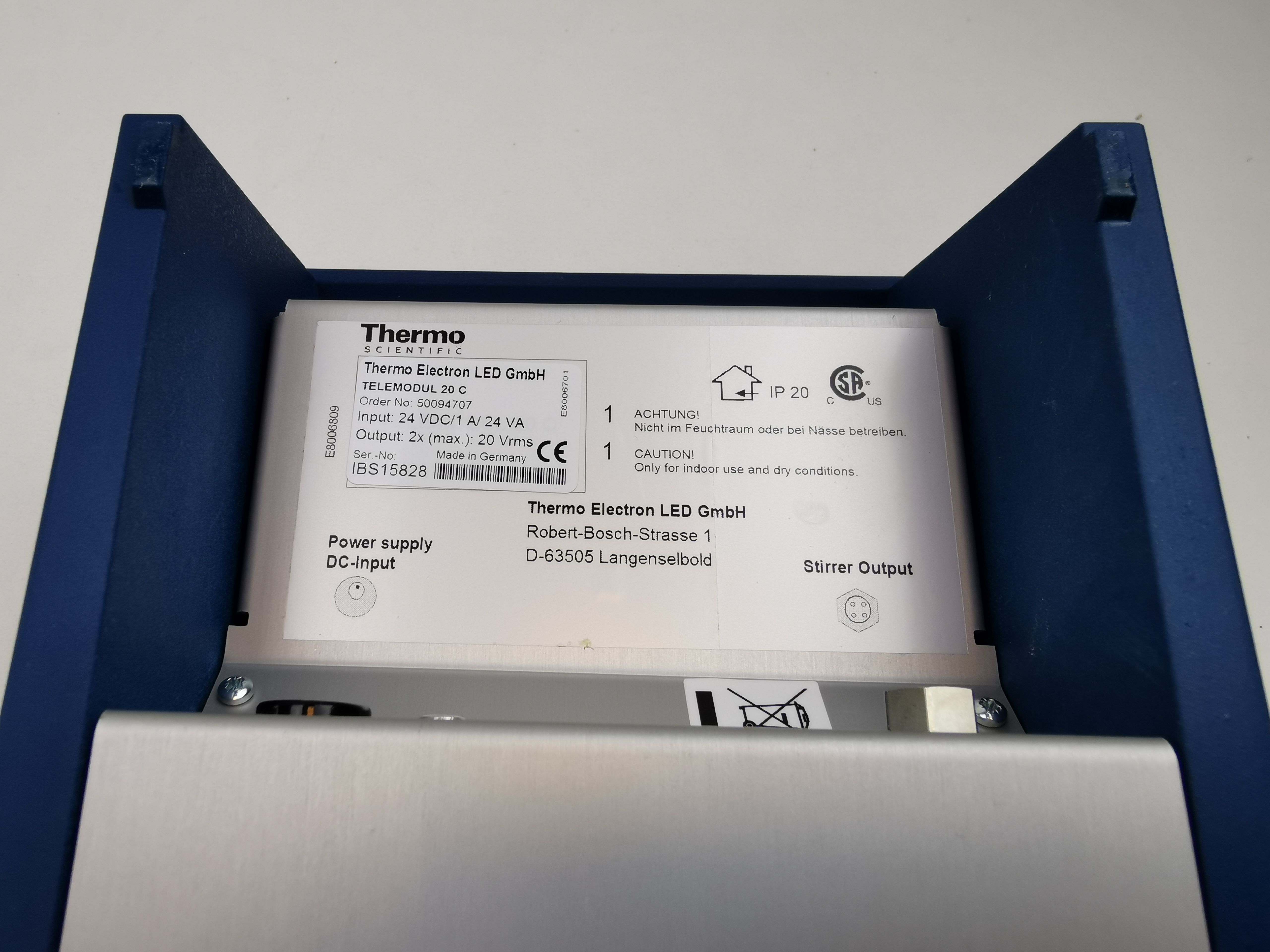 Thermo 50094707 Controller Homogenizer Stirrer Programmable Microprocessor Used