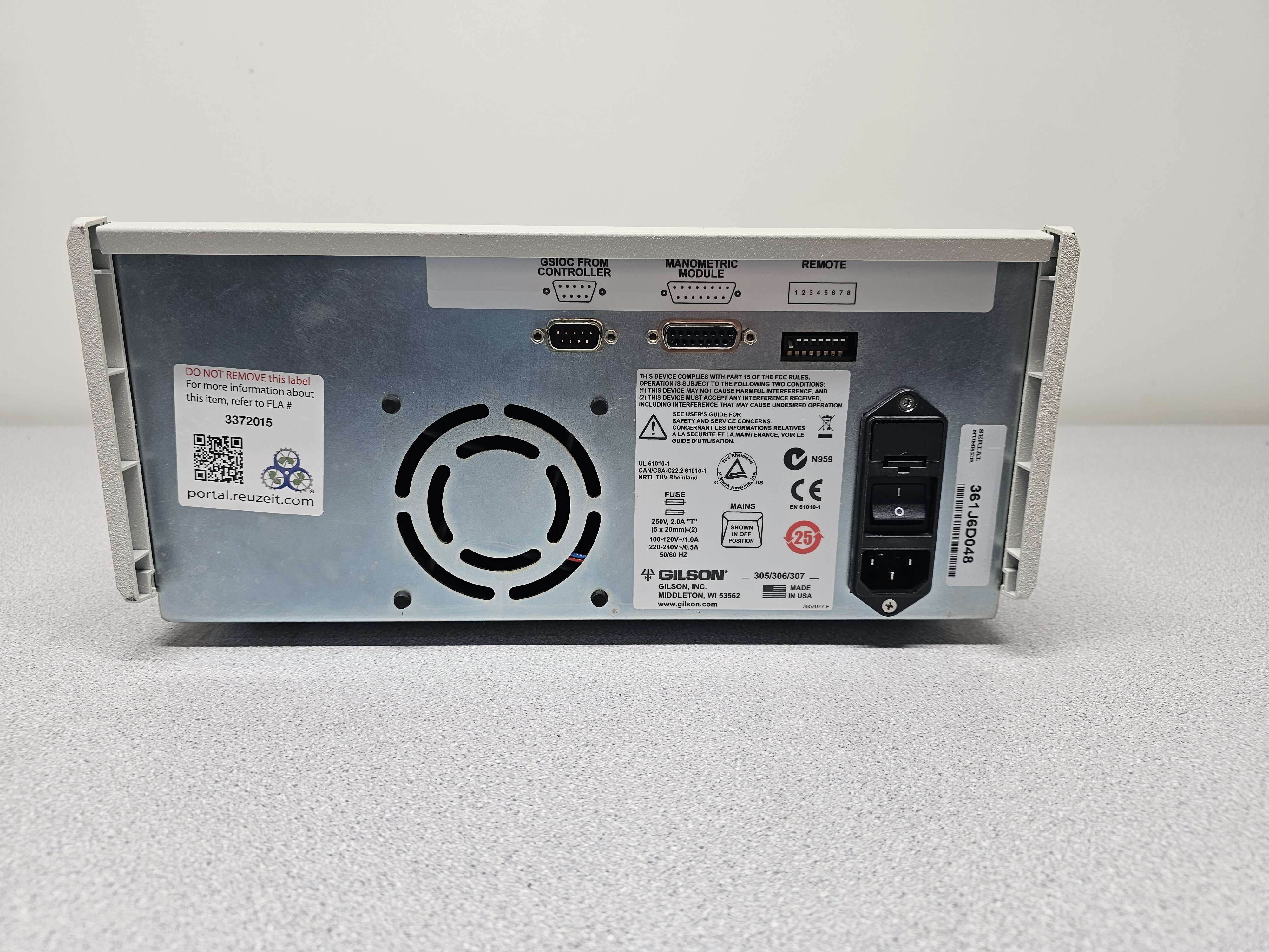 Gilson 306 HPLC Pump Analytical to Preparative Multi-Pump Isocratic/Binary