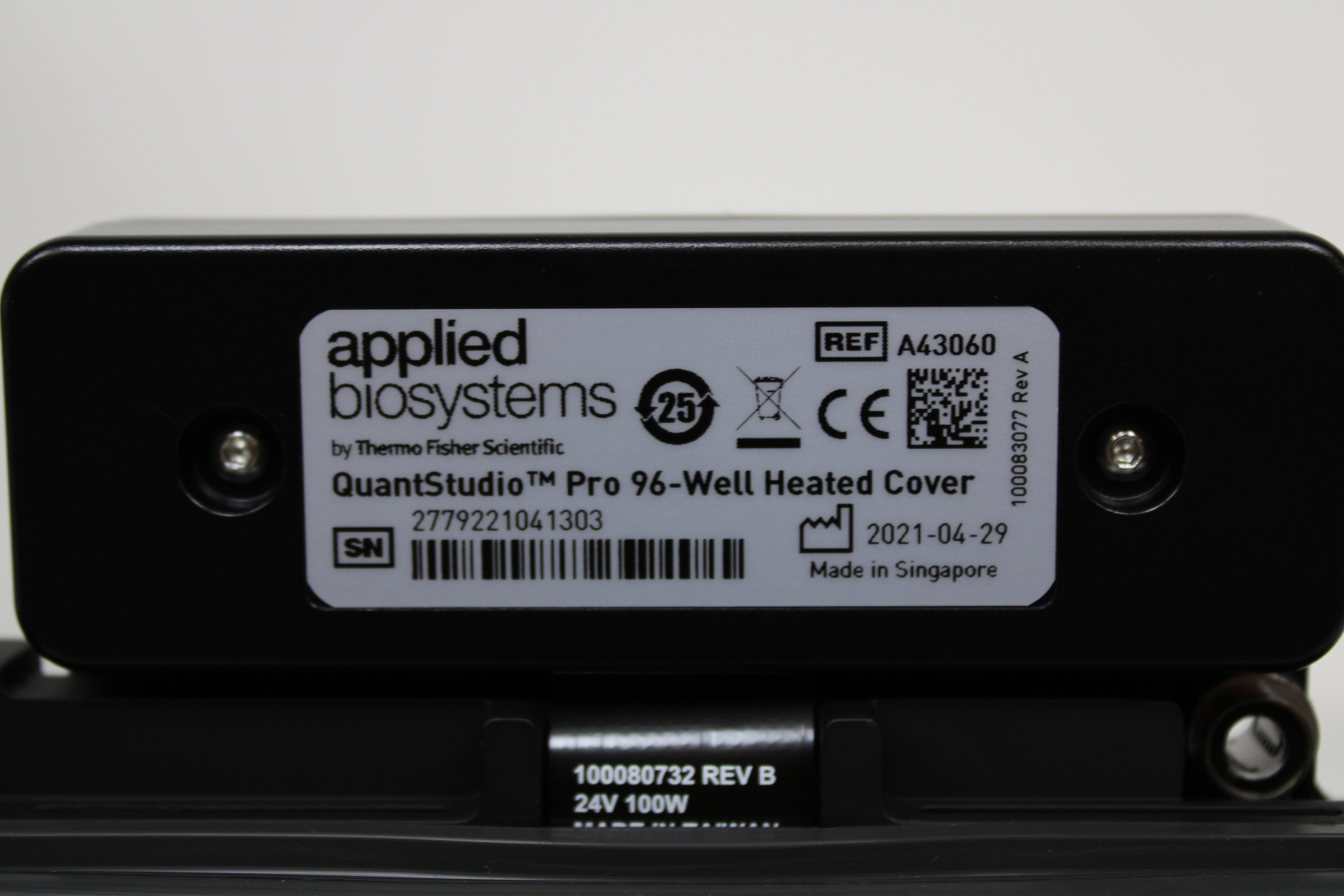 ABI QuantStudio Pro 96-Well Heated Cover Accessory A43060 Used VG Condition