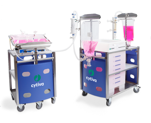 Cytiva ReadyKart Mini Fluid Processing Station with 3 Adjustable Shelves