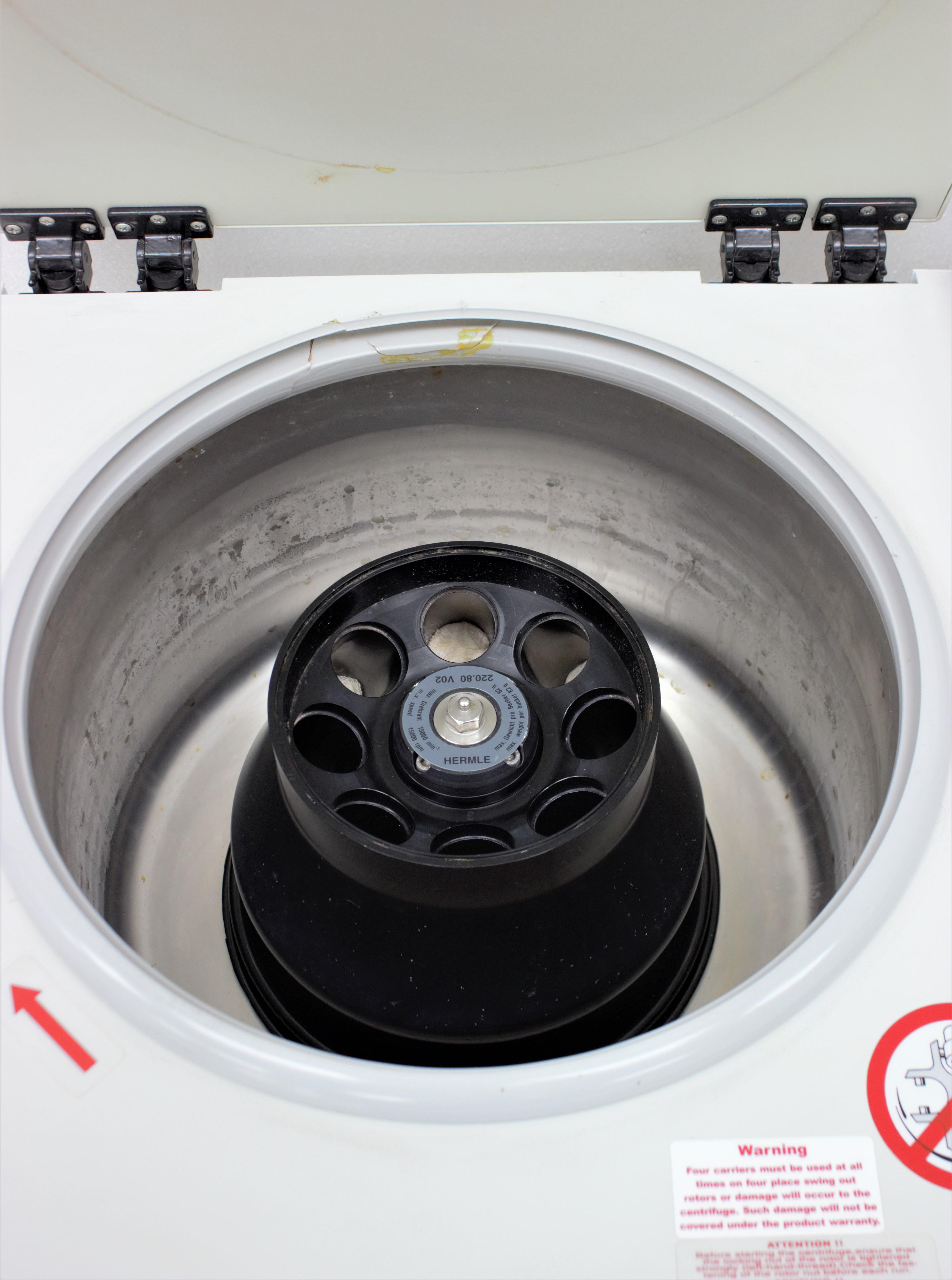 Hermle Refrigerated Centrifuge Z323K Benchtop 5000 RPM Tested with Features