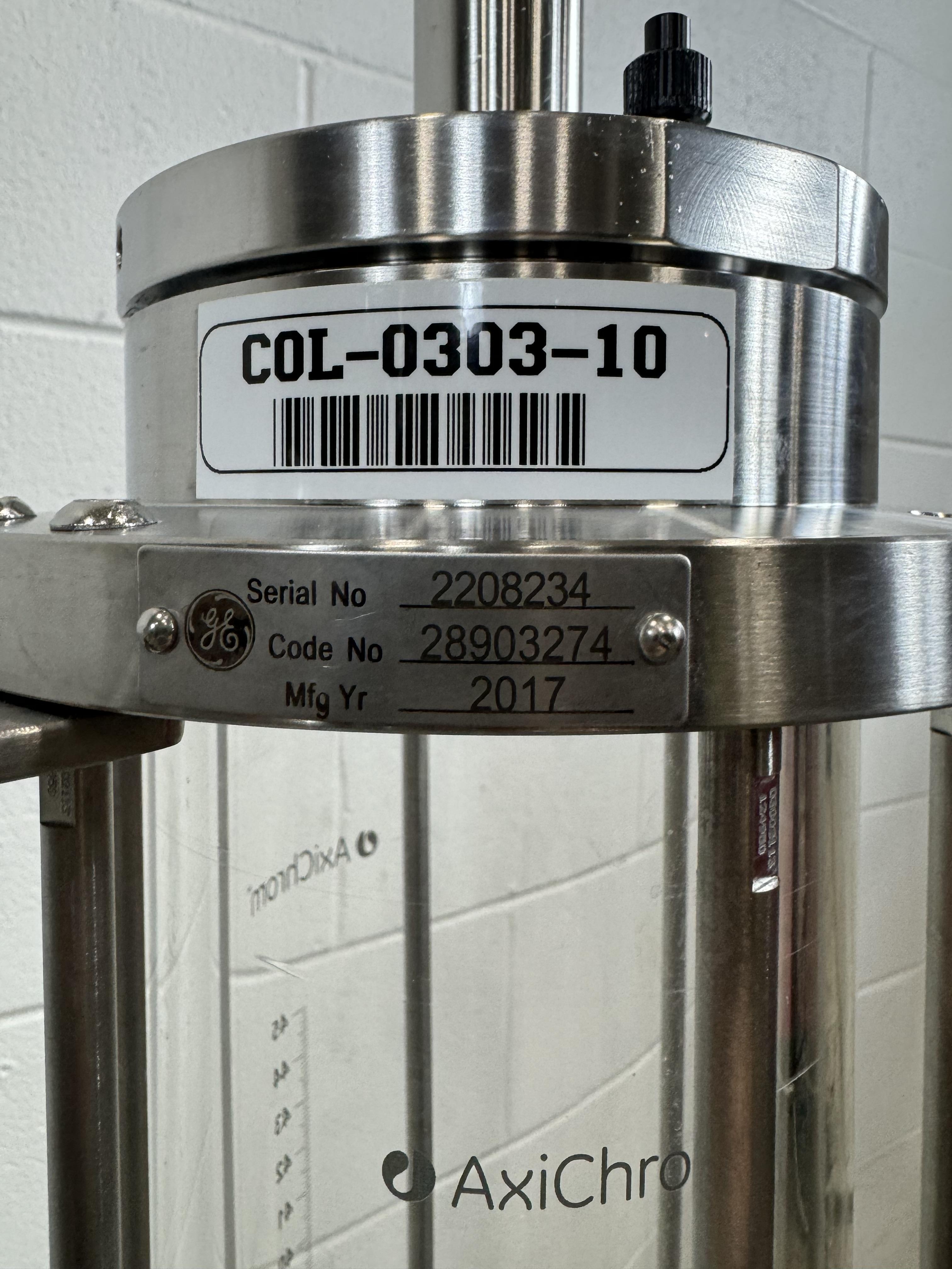 AxiChrom 140/150 Low-Pressure Chromatography Column, Automated Packing, 2017