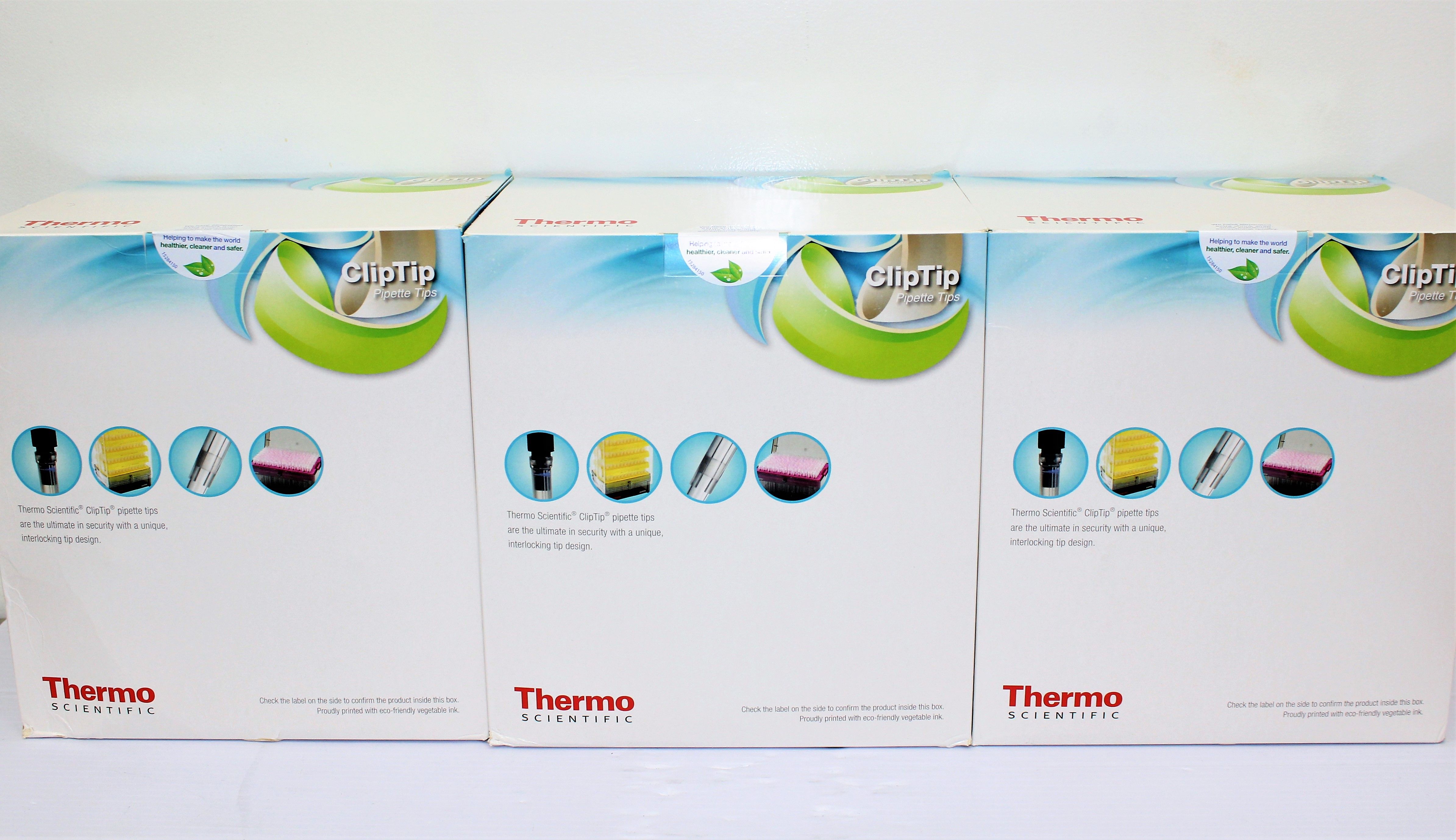 Thermo Clip Tip 1250 Pipet Tips Sterile Low Retention 8x96 Box System