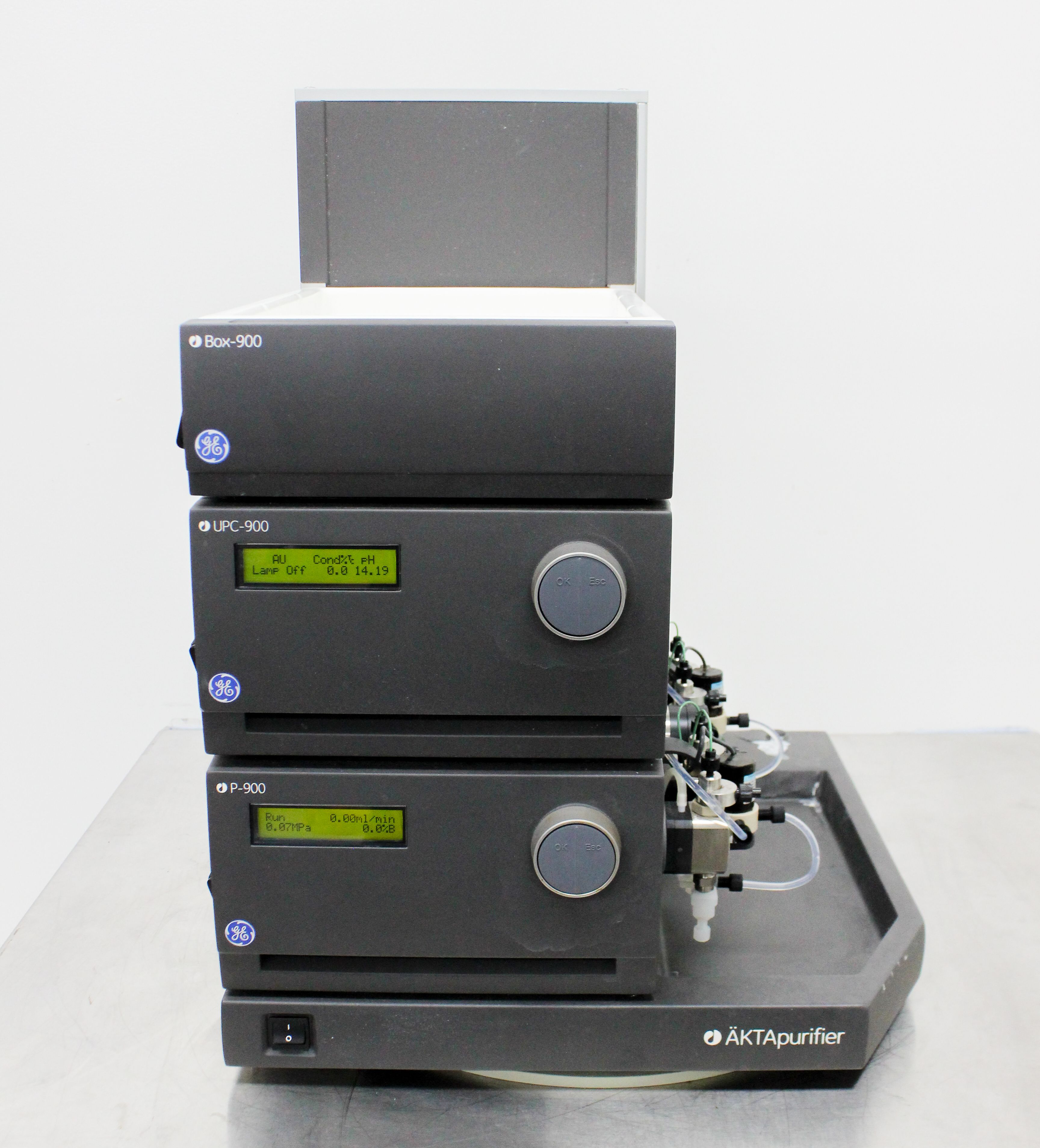 GE AKTApurifier 100 FPLC System Liquid Chromatography 100ml/min 10MPa Used