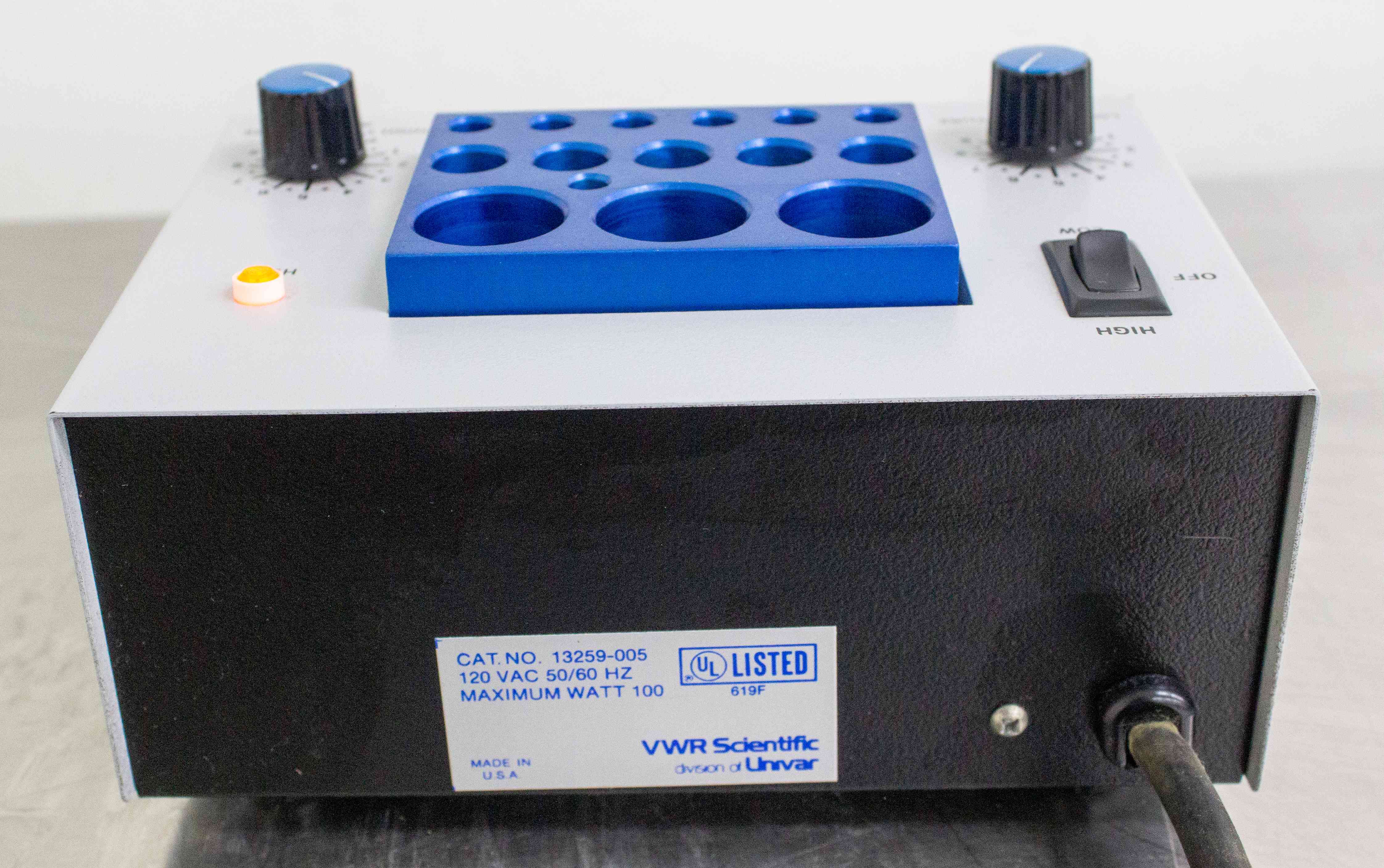 VWR Heat Block Model 13259-005 Chiller Heater 5-150C Adjustable Controls