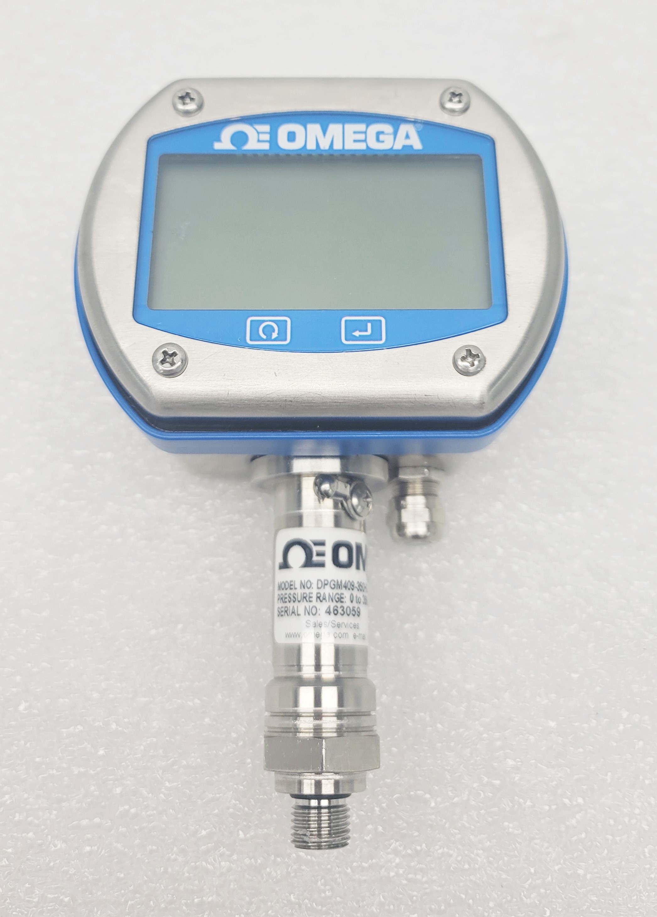 Omega DPGM409-350HG Digital Pressure Gauge with High Accuracy 0.08%