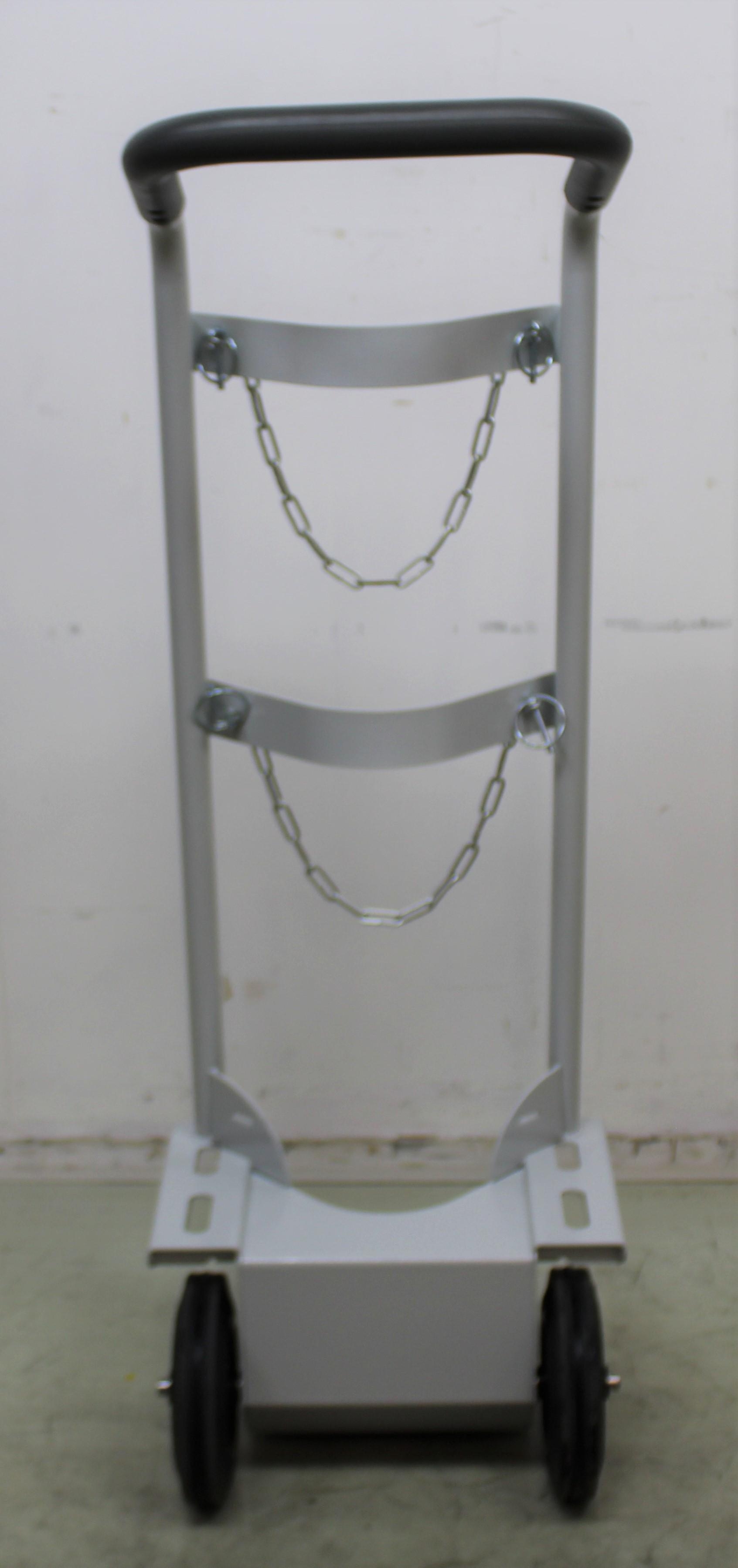 Facility Gas Cylinder Trolley Double Chain Blickle Wheels