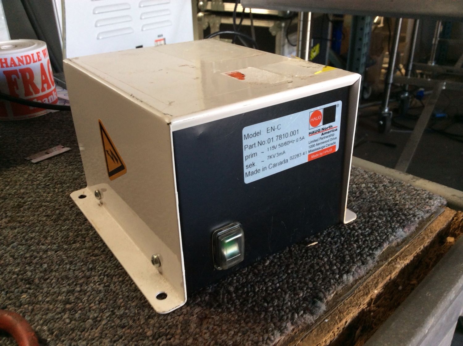 Haug North Haug EN-C Power Supply Static Control Transformer
