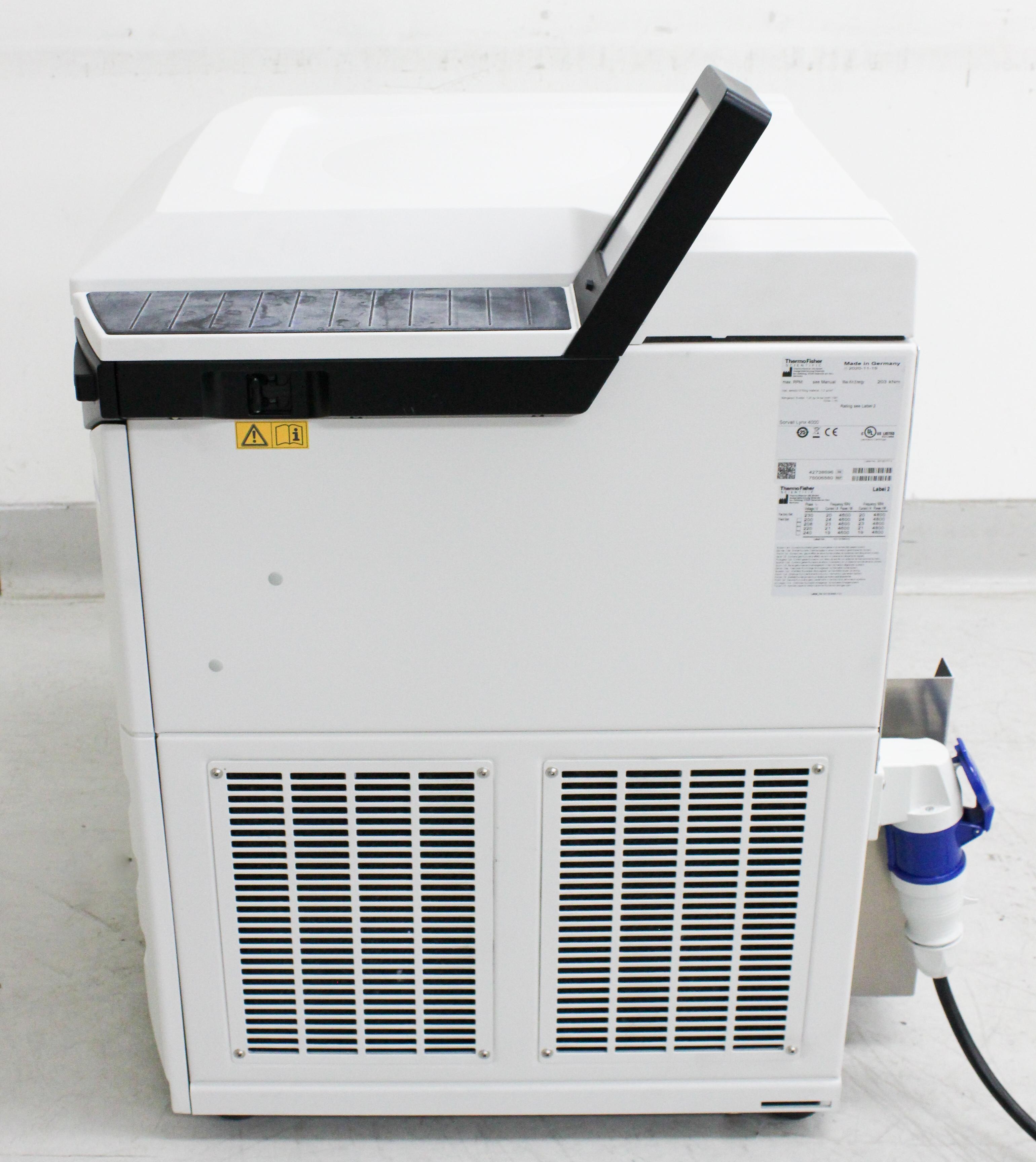 Thermo Sorvall Lynx 4000 Centrifuge 4L Capacity 24000 RPM Floor Model