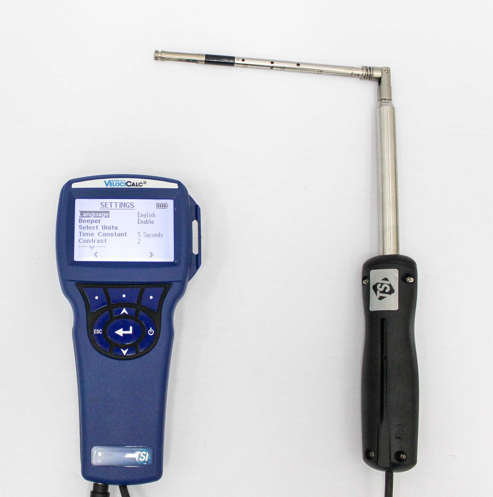 TSI 9535-A Air Flow Meter HVAC Max 6000 ft/min 0 to 200 F Logging