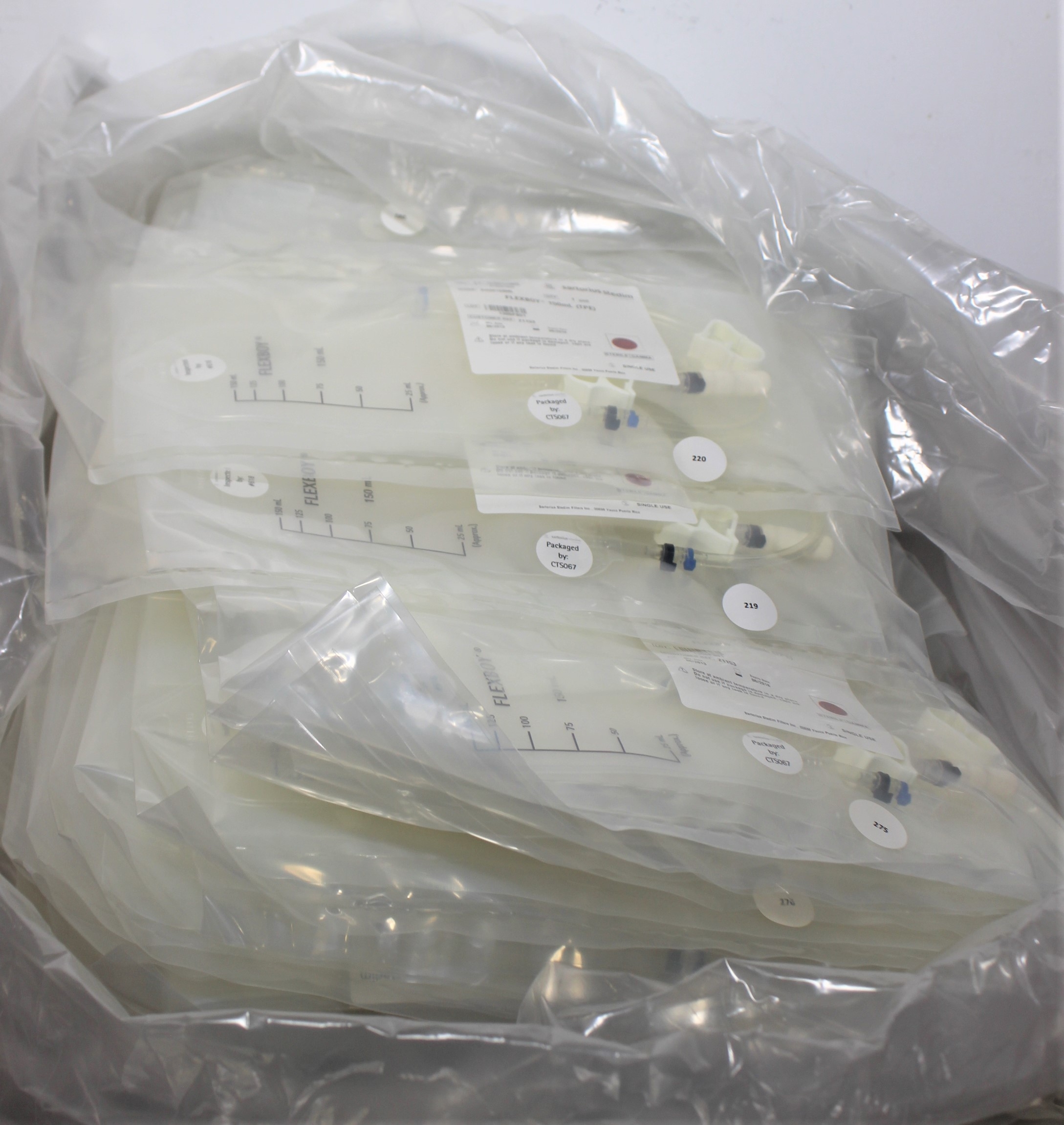 Sartorius Flexboy Bioprocess Bag 150mL Single-Use Sterile Pipetting System