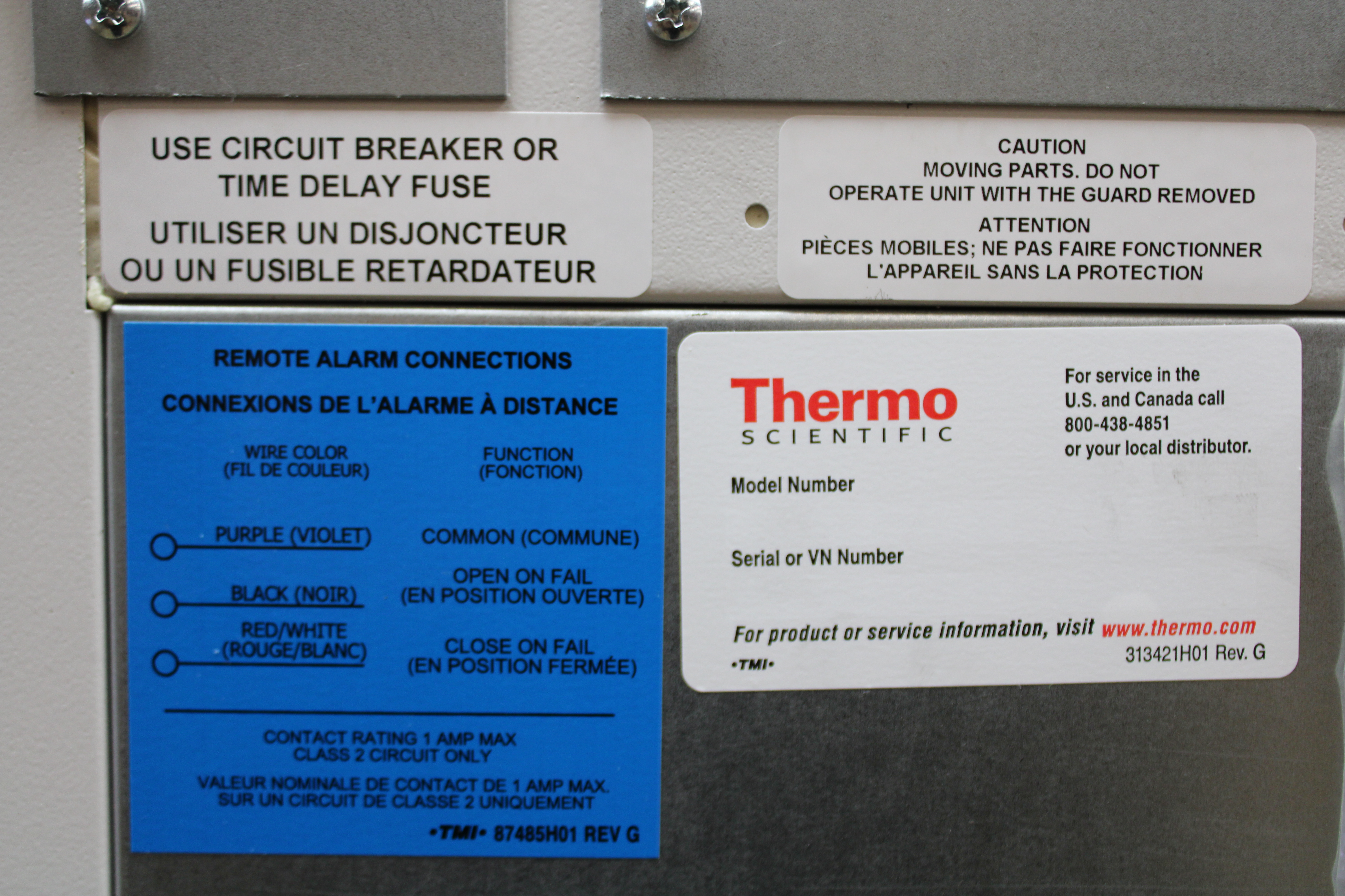 Thermo FORMA FRGL1204V Refrigerator 11.5 CU FT 230V 50Hz Euro Plug Used
