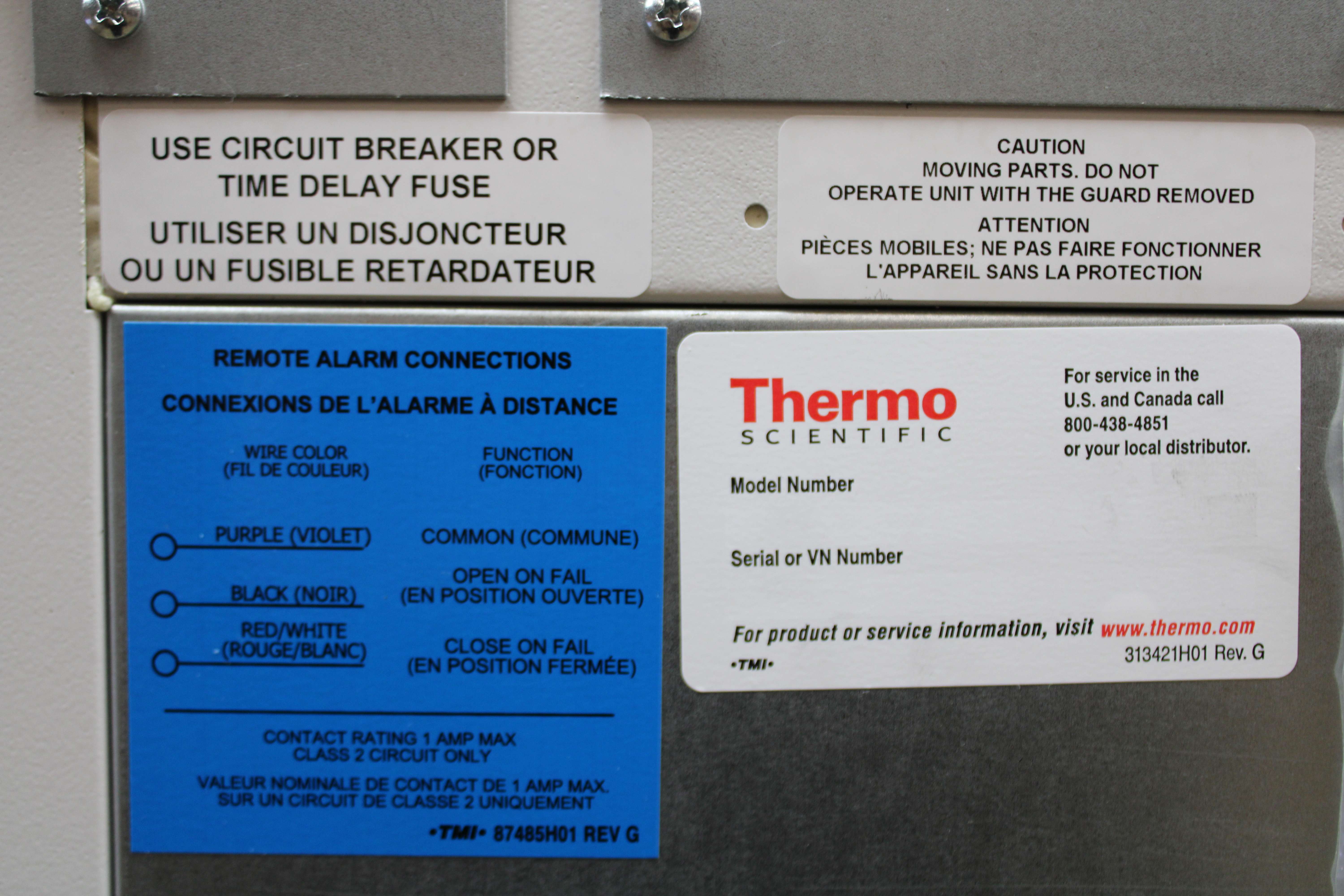 Thermo FORMA FRGL1204V Refrigerator 326L - 11.5 Cu Ft Used + Power Cord