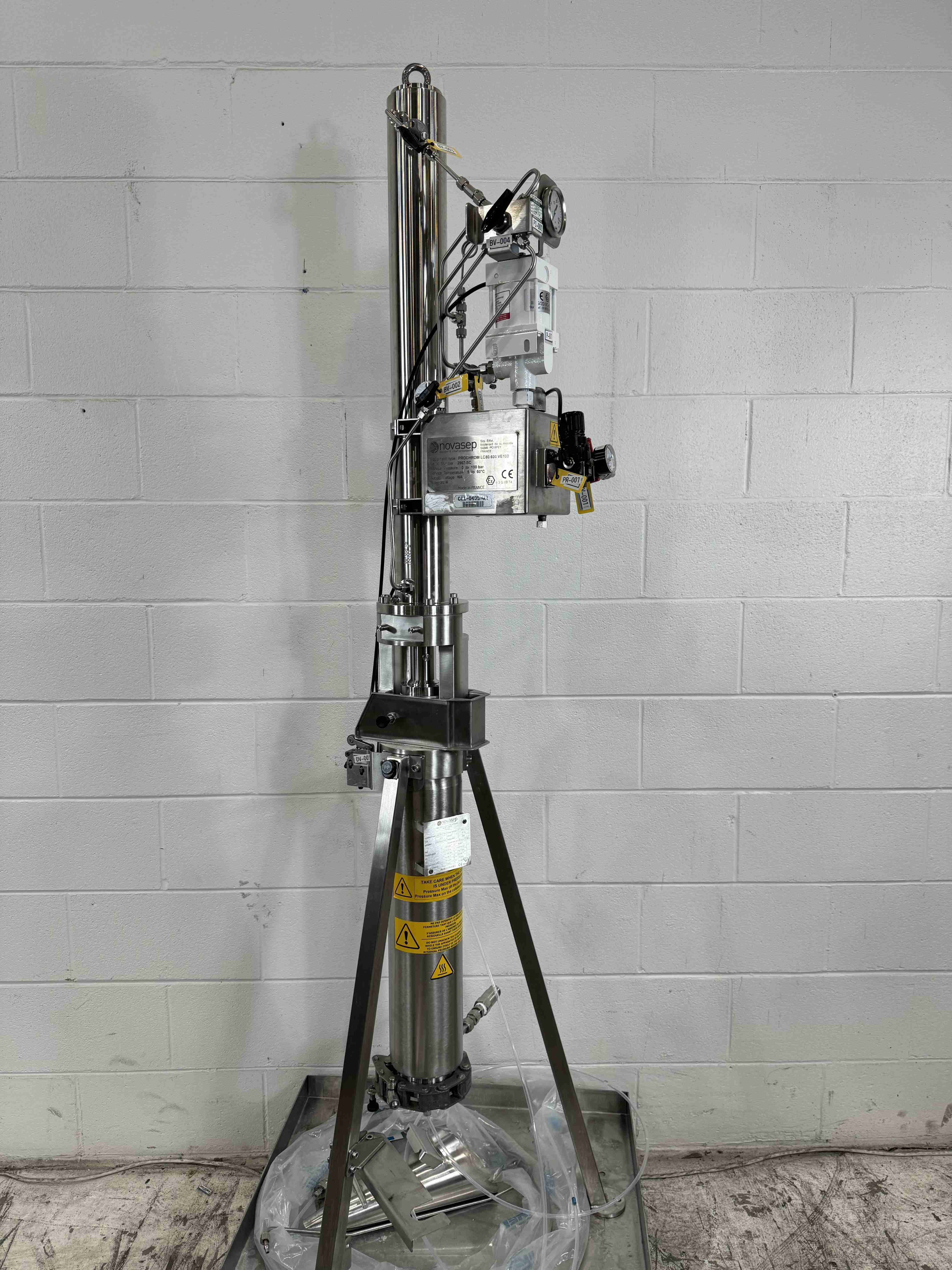 Novasep ProChrom LC80.600.VE100 HPLC Column - Dynamic Axial Compression