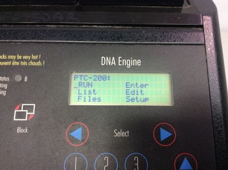 MJ Research PTC-200 PCR Thermal Cycler Dual 30 Well -5C to 105C Range