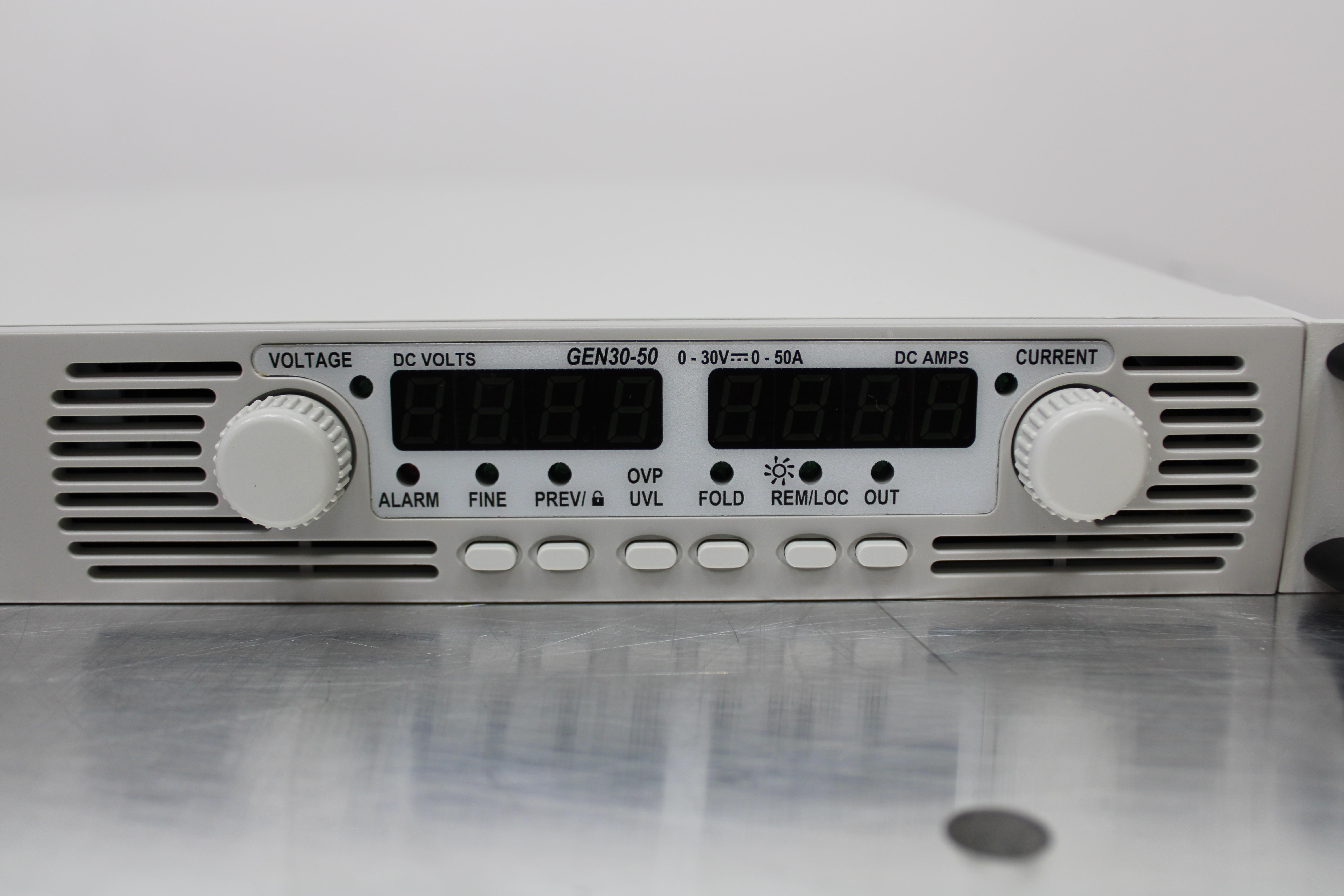 TDK-Lambda GENH30-25 Programmable DC Power Supply 30VDC 25A High Efficiency