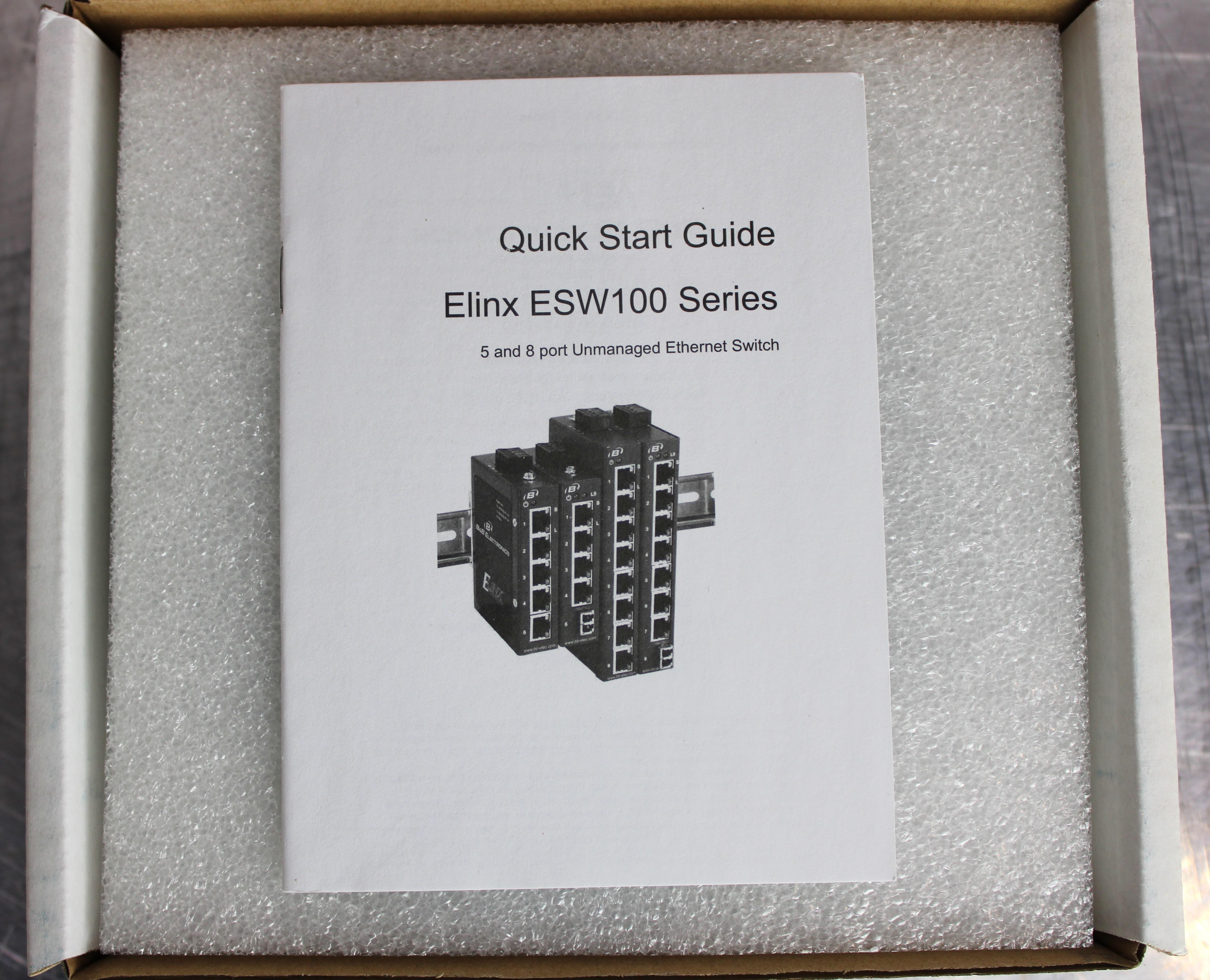 Thermo ESW105 Ethernet Switch Industrial 5 Port -10C to 60C MDI/MDIX Auto