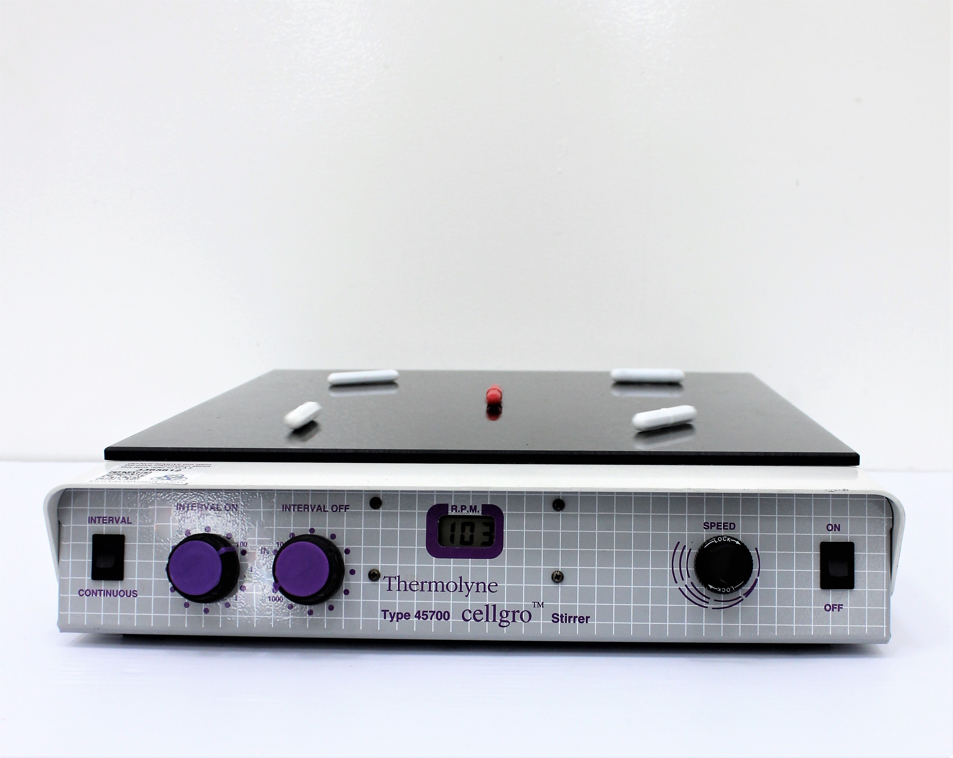 Thermolyne S45725 Laboratory Stirrer 1-100 RPM Multi-Place 120V Tested