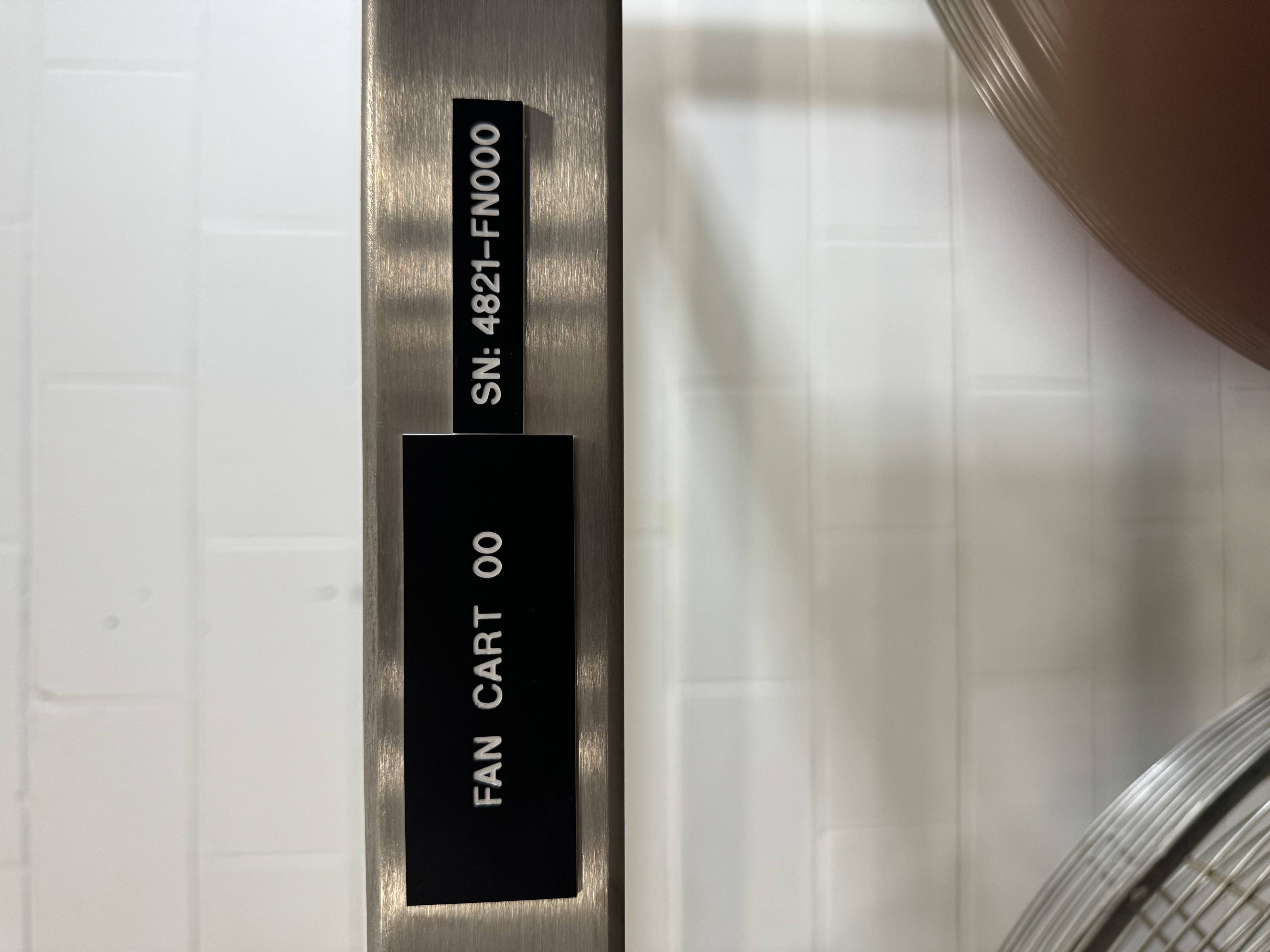 Fan Cart 00 4295 Dual Fan Cart with Variable Speed up to 100 mph