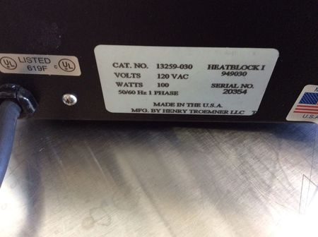 VWR Standard Heatblock Dry Bath/Heat Block Adjustable Temp. Range Ambient-150C