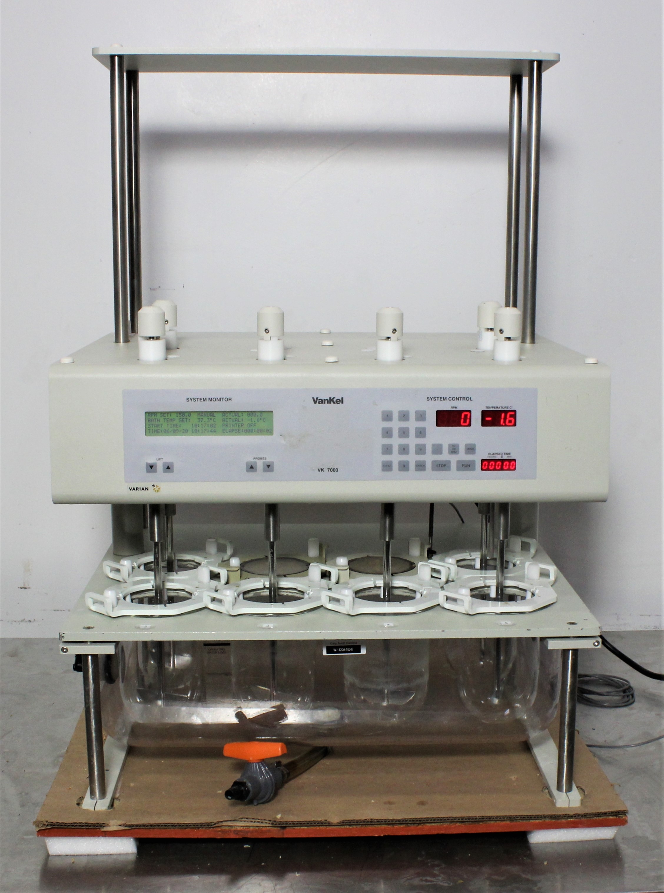 VanKel VK 7000 Dissolution System 120V 60Hz 10-1200 Model w/ Printer