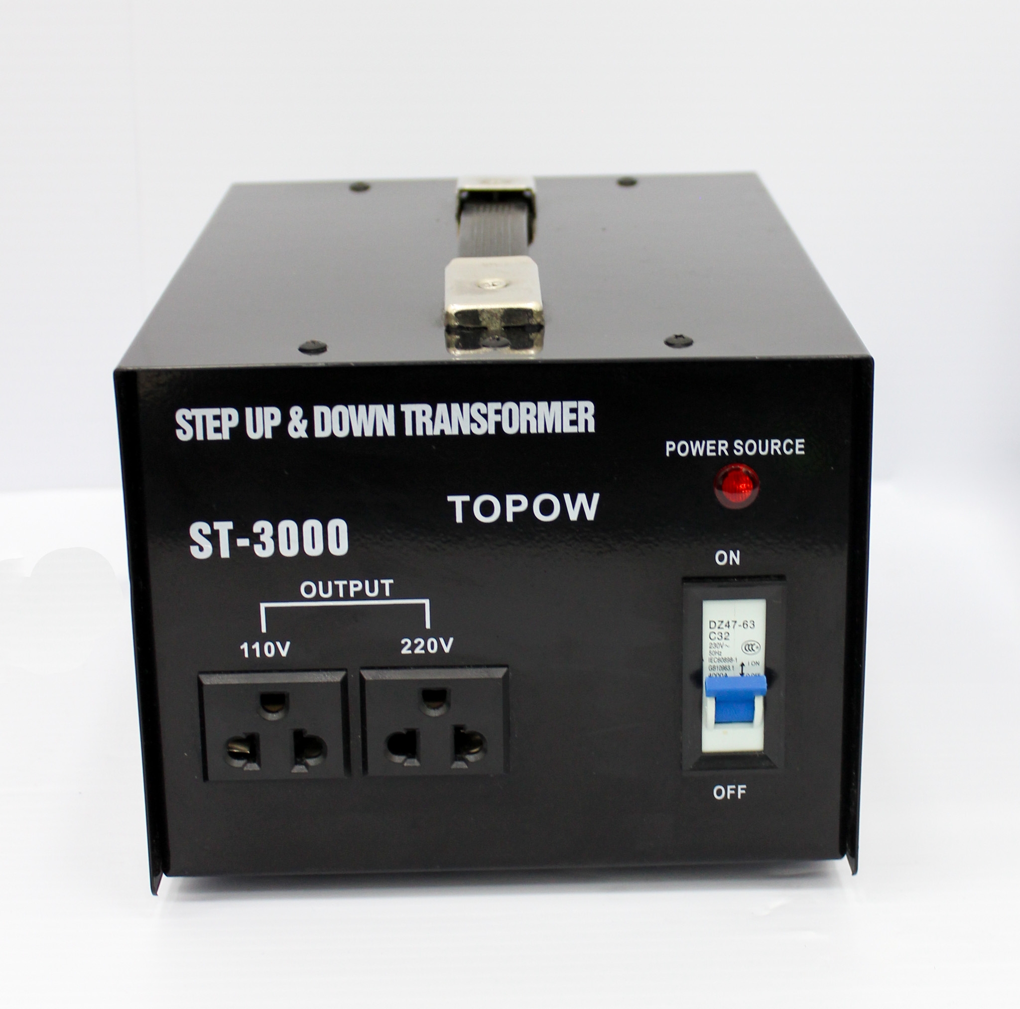 TOPOW ST-3000 Voltage Step Up Down Transformer 3000W Converter