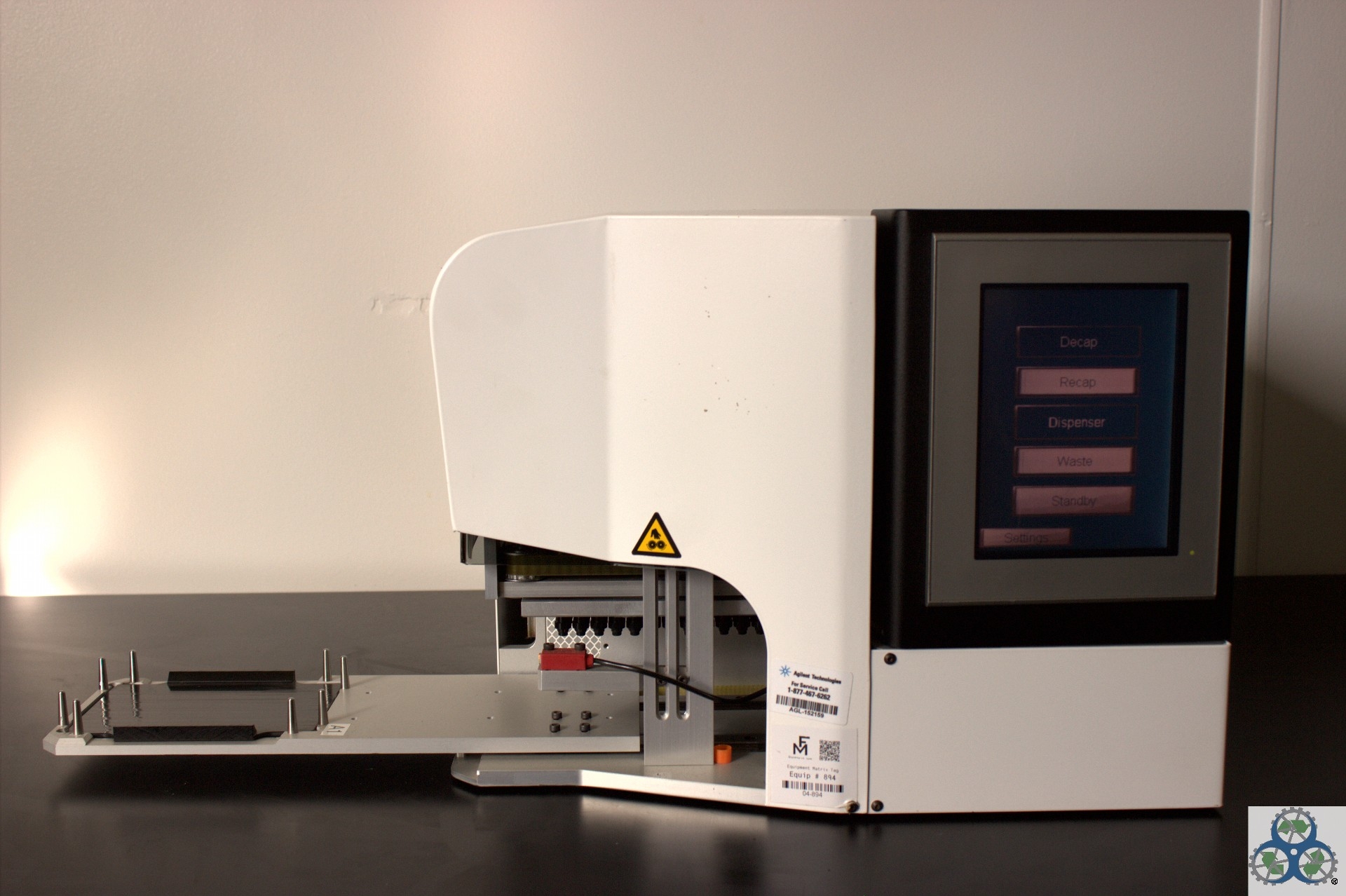 Cedrex Fluid 46 Tube Capper Automatic Decapper 96-Format Use High-Speed