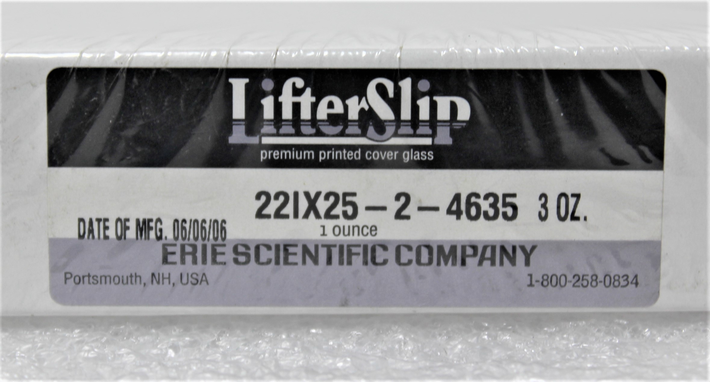 Erie LifterSlip Premium Printed Cover Glass 22IX25 Hybridization Cover