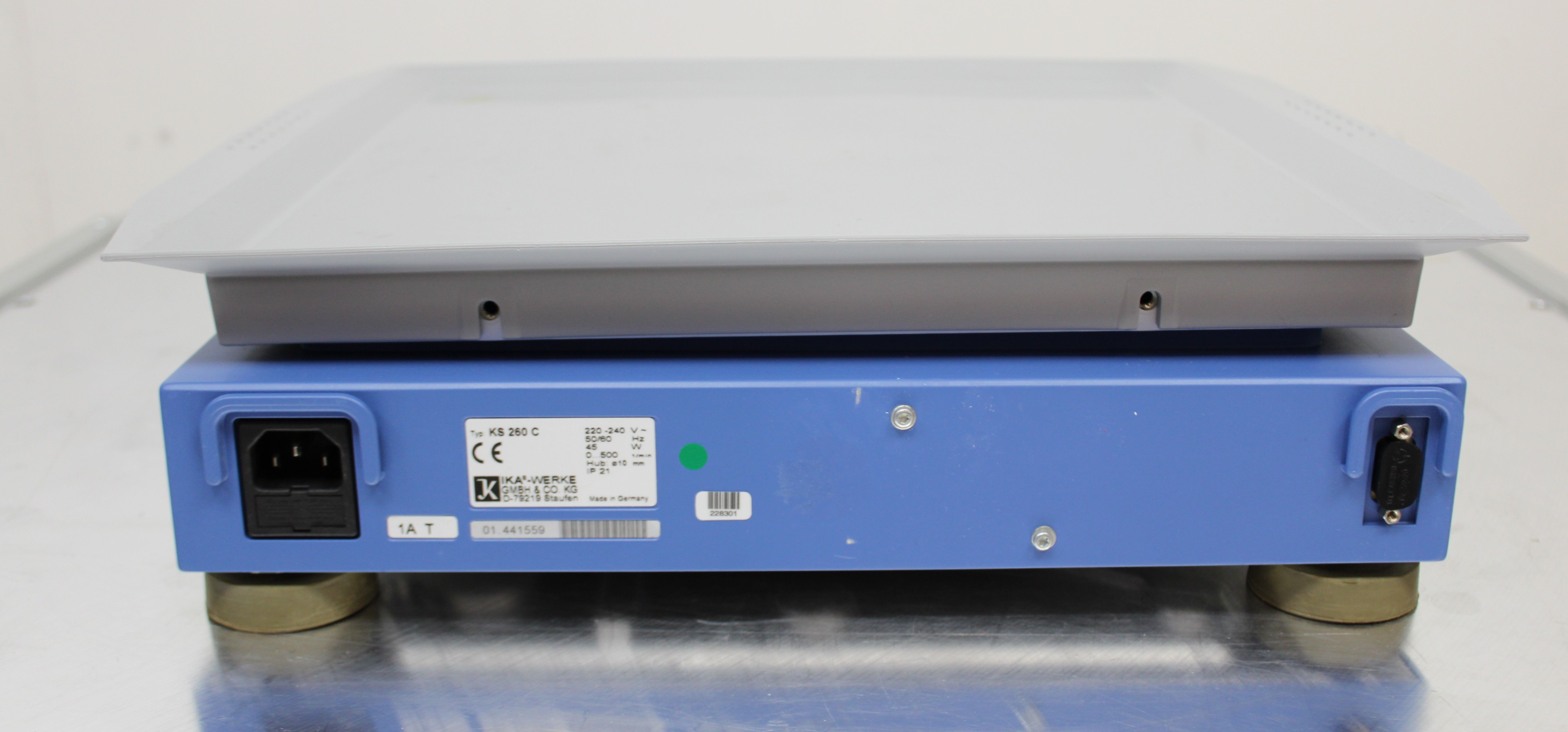 IKA KS 260 C Orbital Shaker 10mm Stroke 500RPM Used Germany Incl Attach