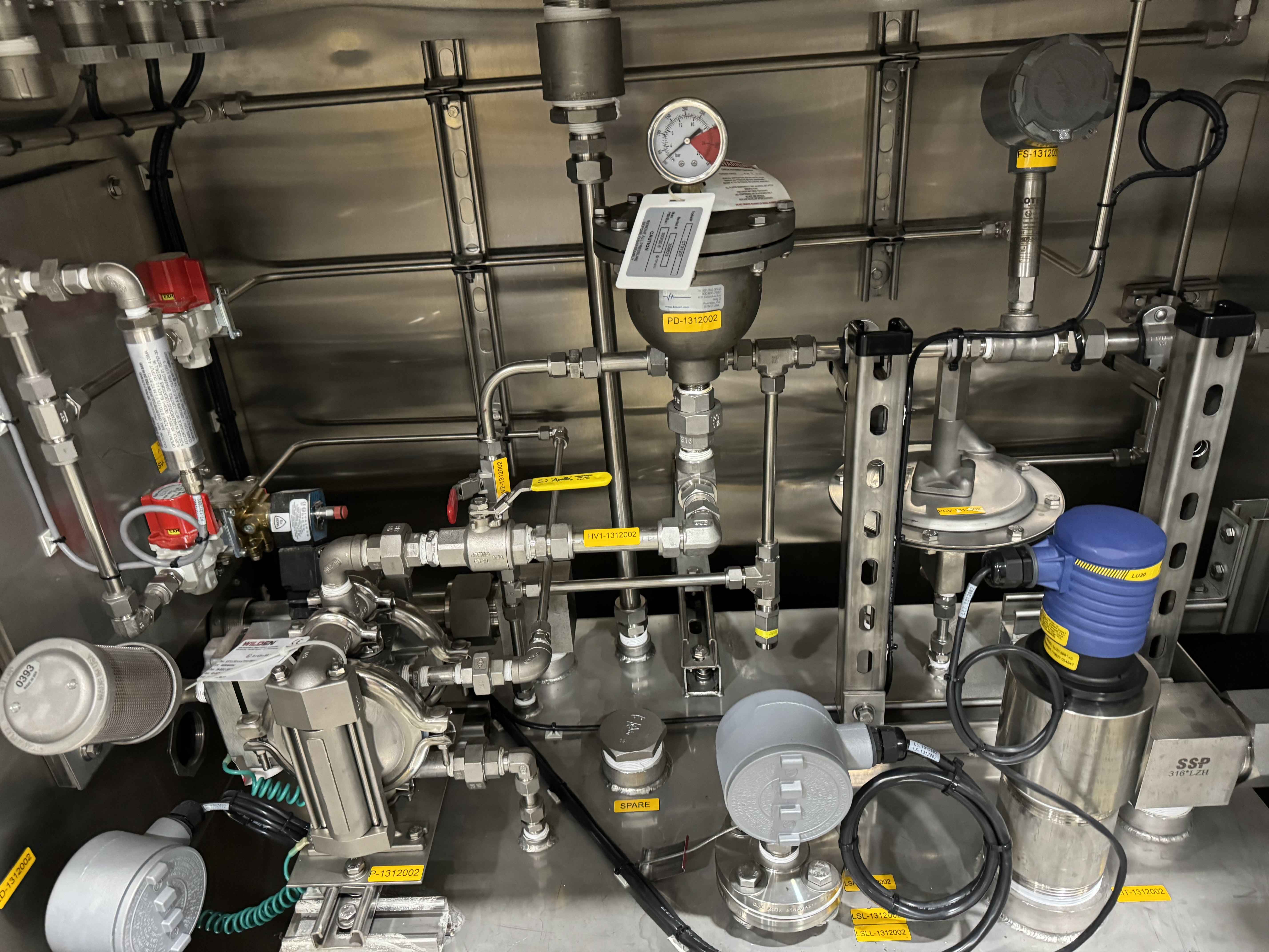 Wastech SSPLS-30-005 Solvent Dispense System - 30 Gal, Stainless, Used