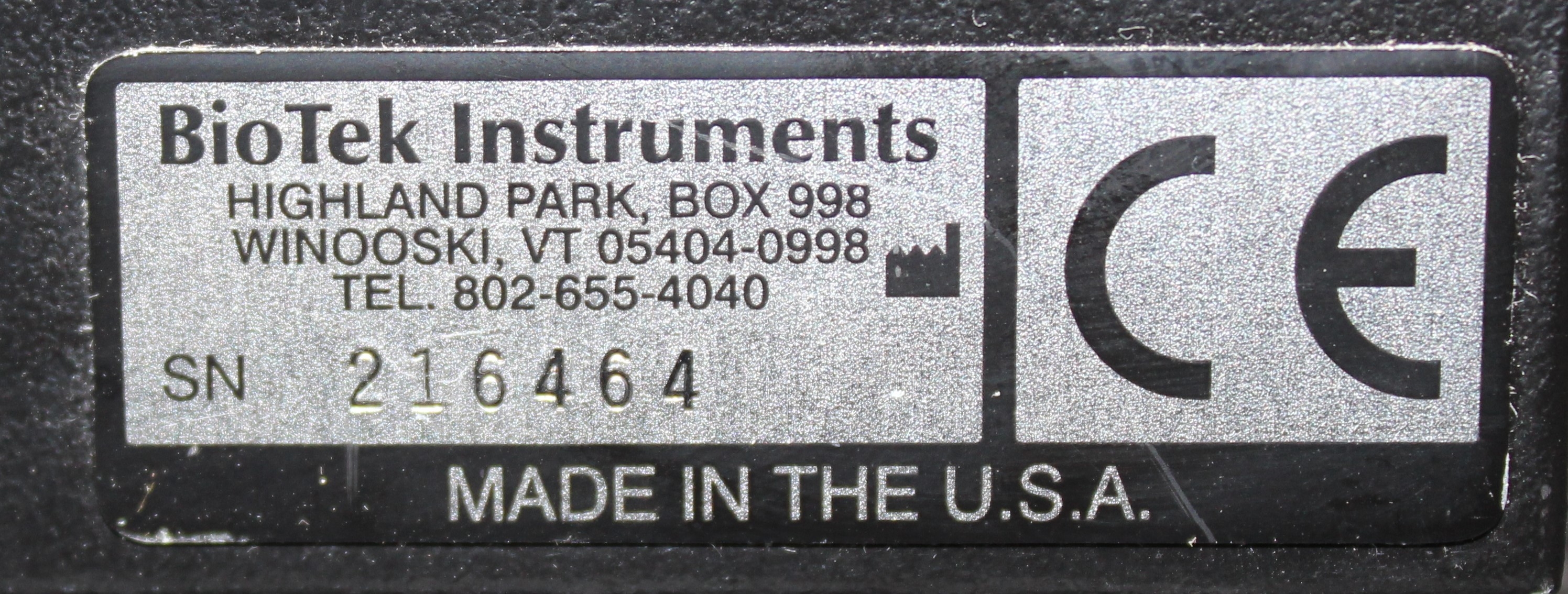 BioTek Microplate Stacker BioStack VG Used 24-1536 Plate Capacity 120V