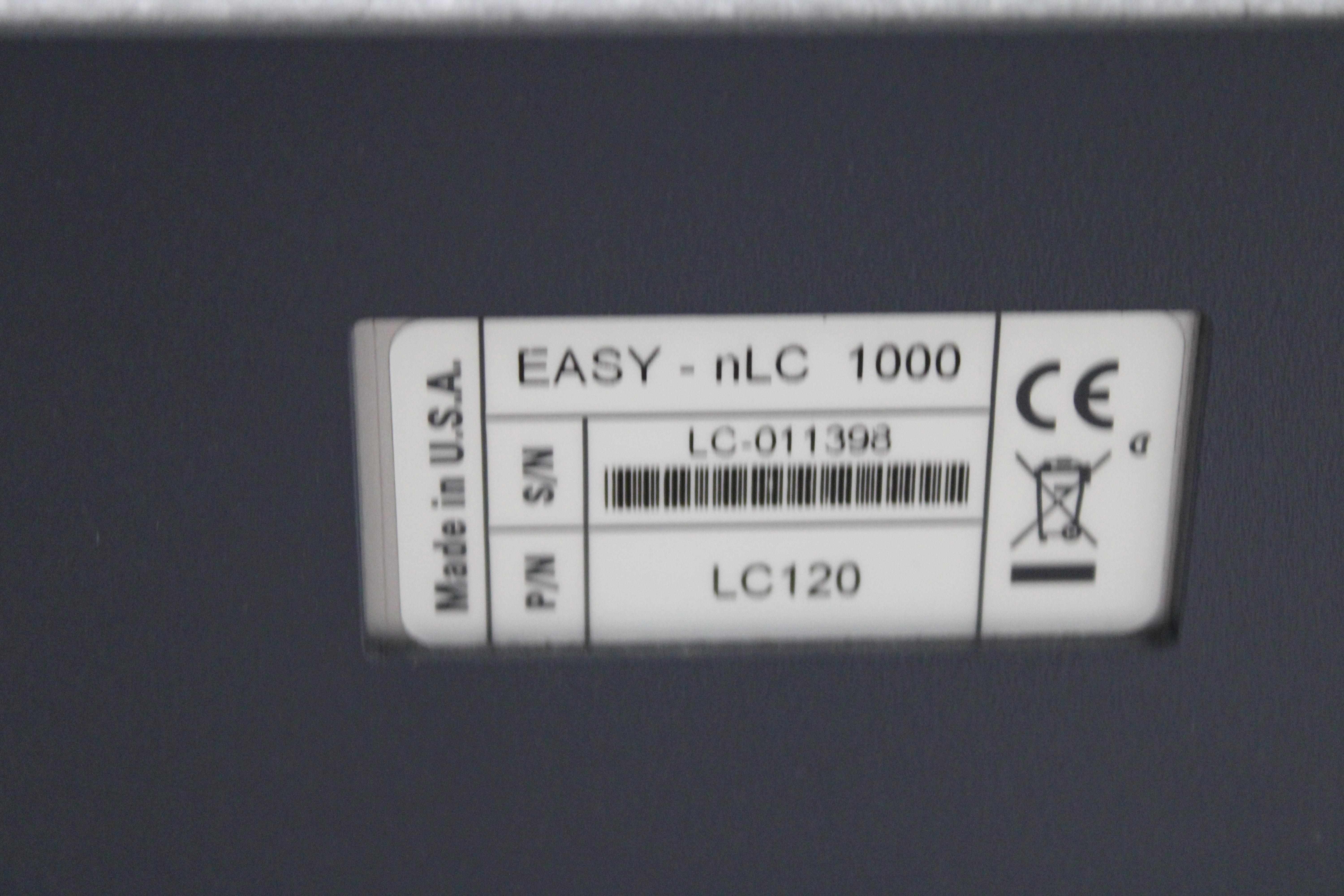 Thermo Easy-nLC 1000 UHPLC System NanoFlow High Sensitivity Used