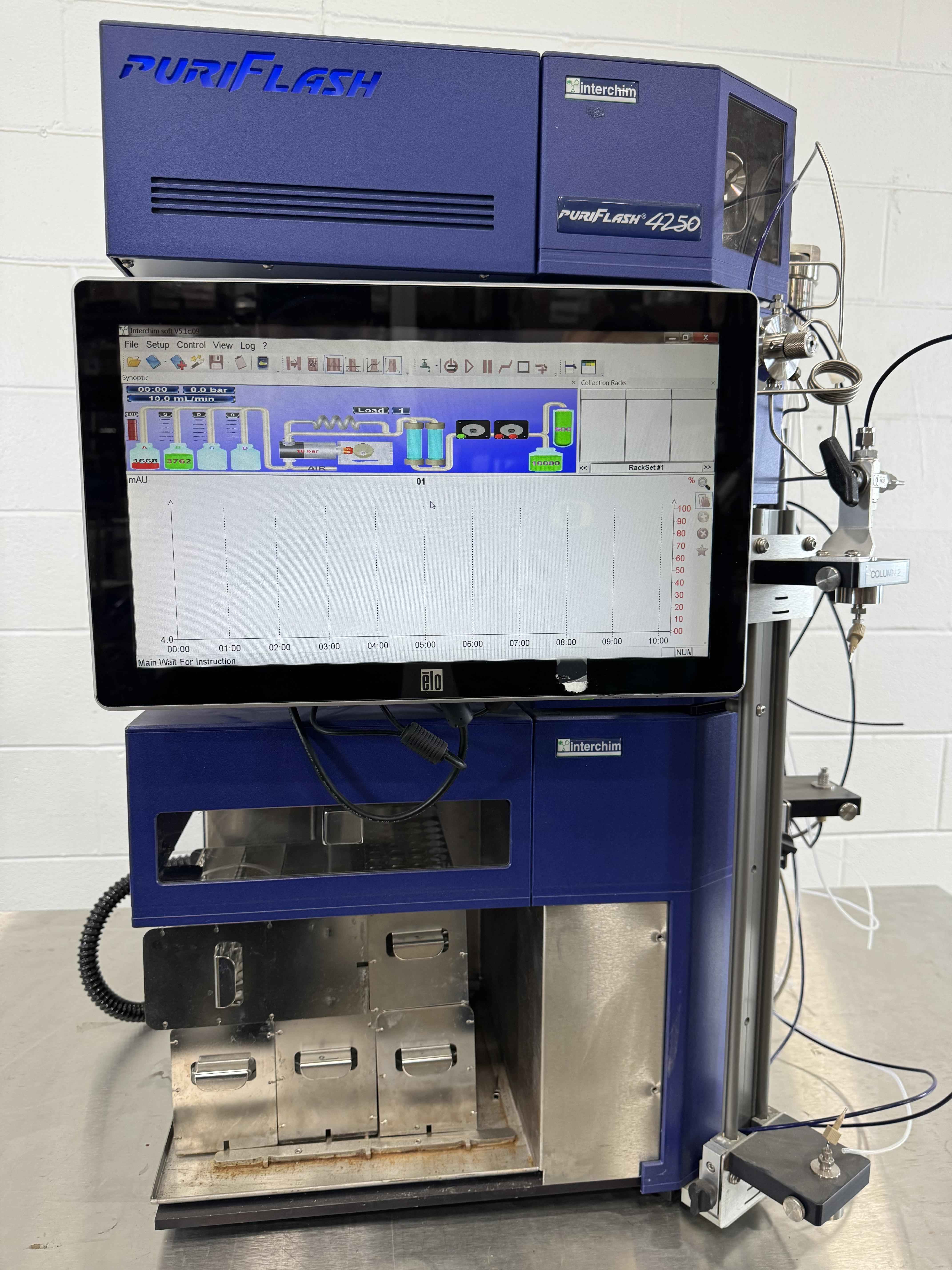 Novasep PuriFlash 4250 Chromatography System ELSD Detector, 120V Used
