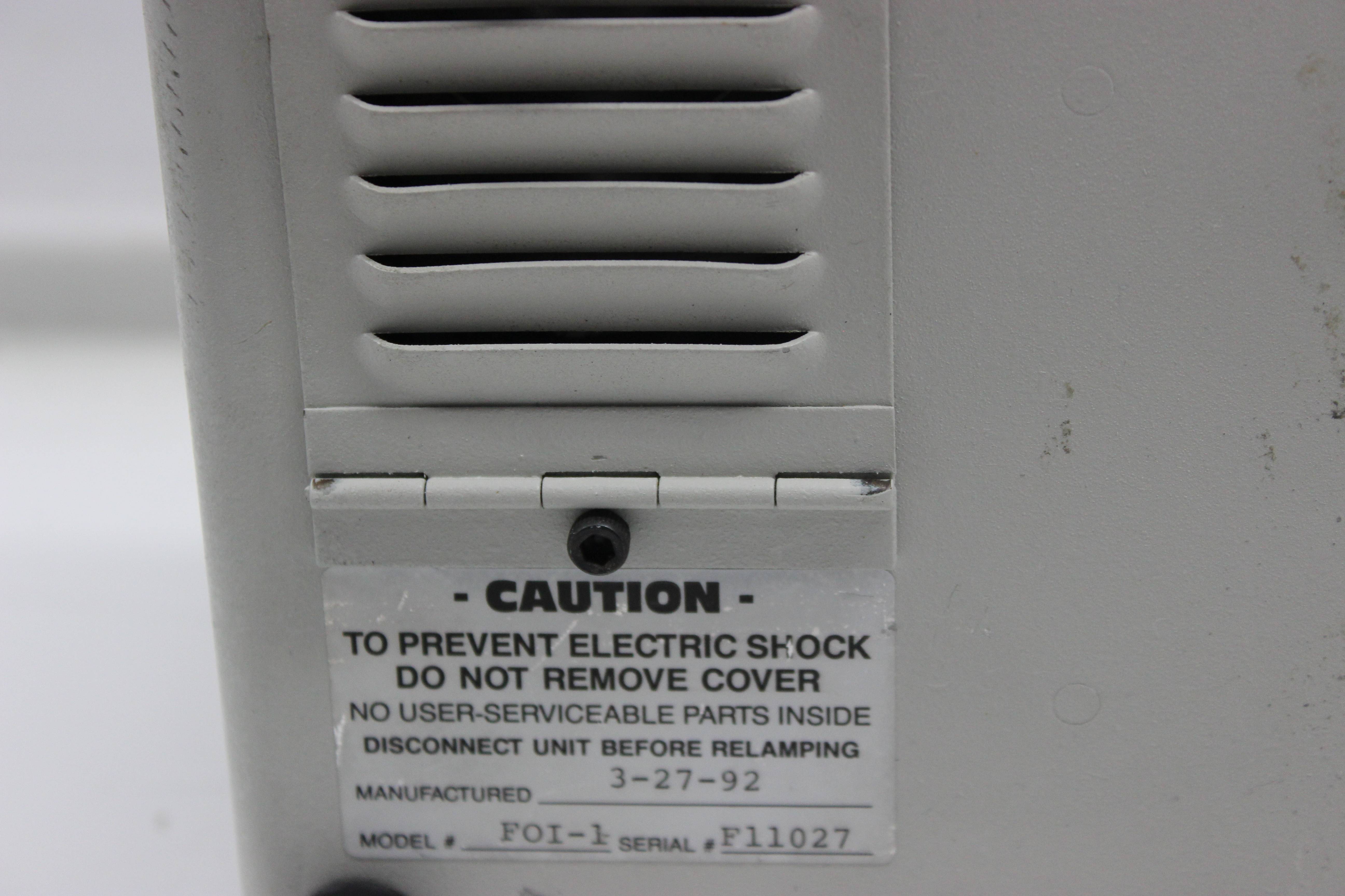 Southland FOI-1 Fiber Optic Illuminator VG Condition Crystal Clear Light