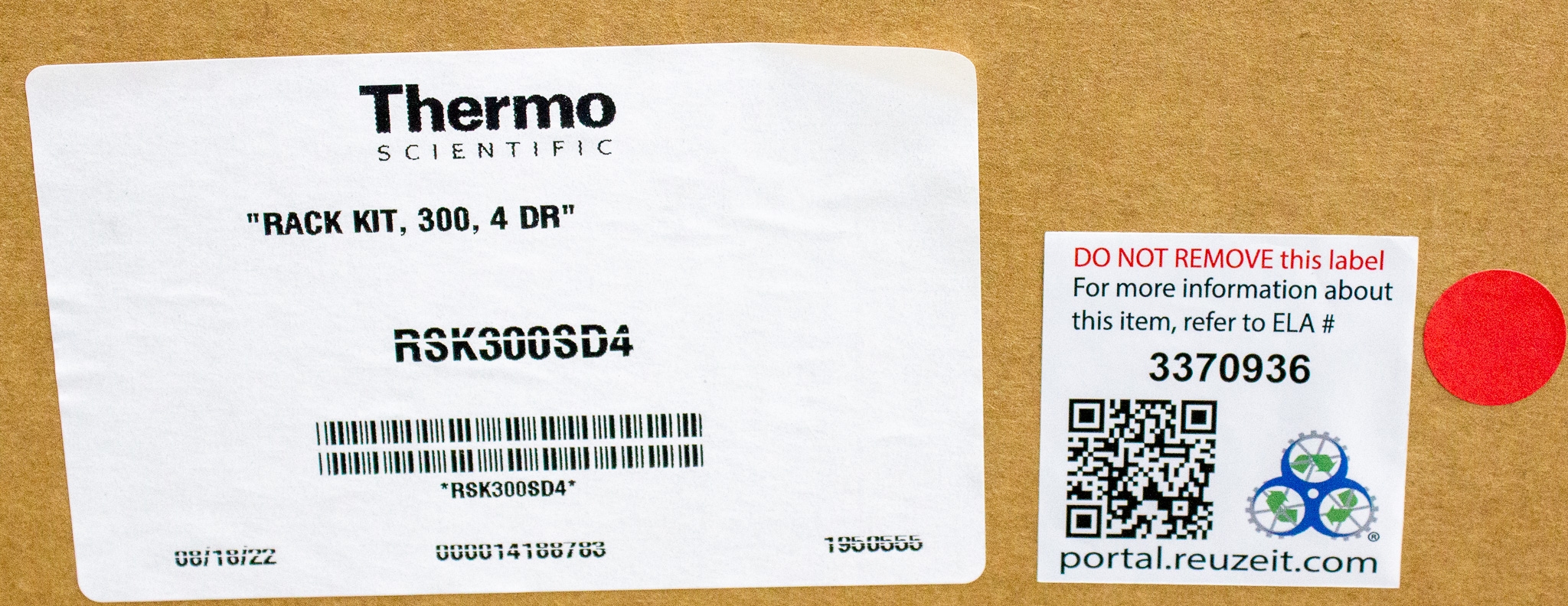 Thermo RSK300SD4 Shelf Kit Ultra Low Temp Freezer Accessory Stainless Material