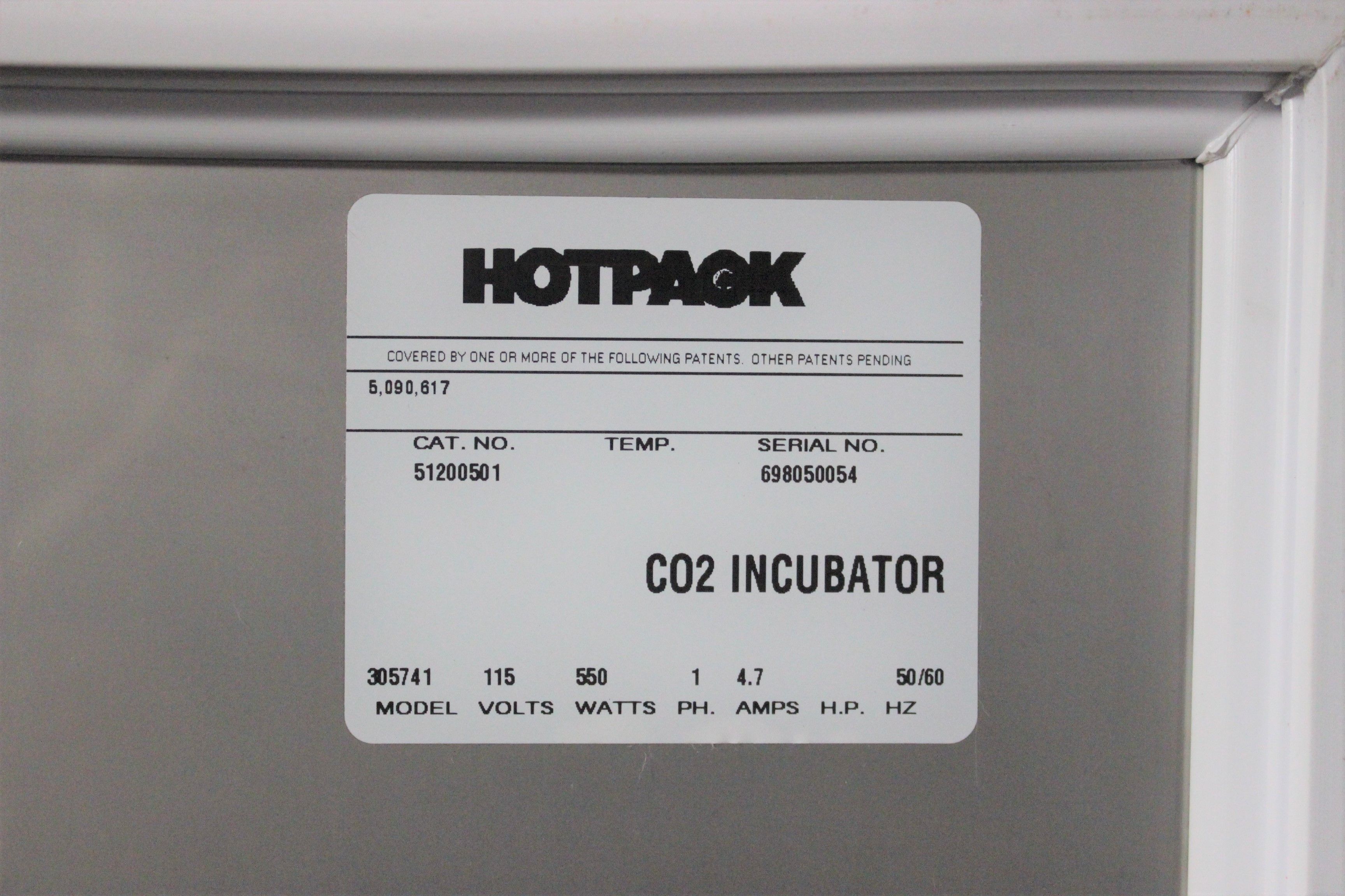 Hotpack CO2 Incubator 305741 for Cell Biology & Pharma: 5.4 cu ft, LED Display