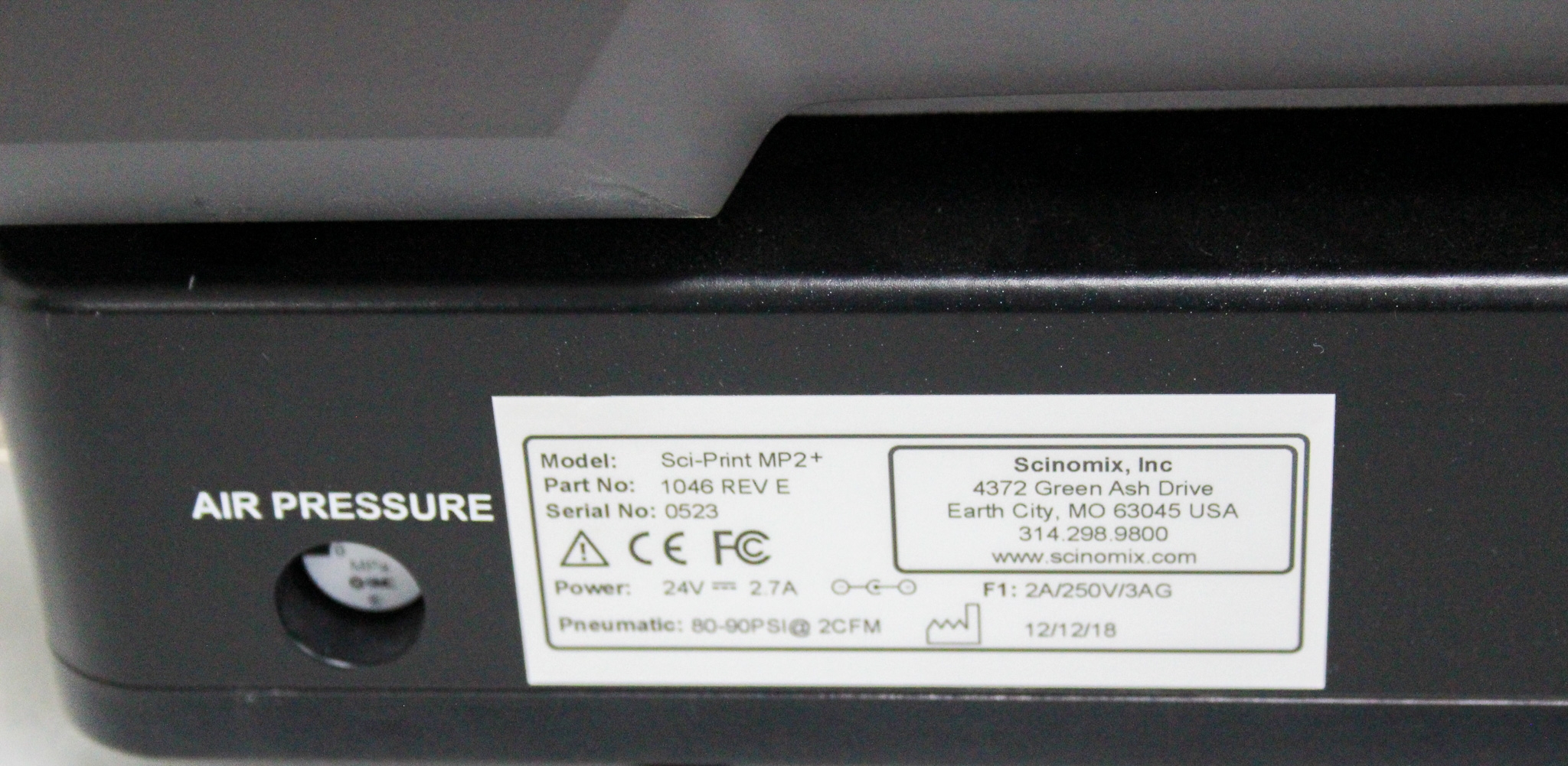 Scinomix Sci-Print MP2+ Automated Microplate Deep Well Labeler 600 DPI Used