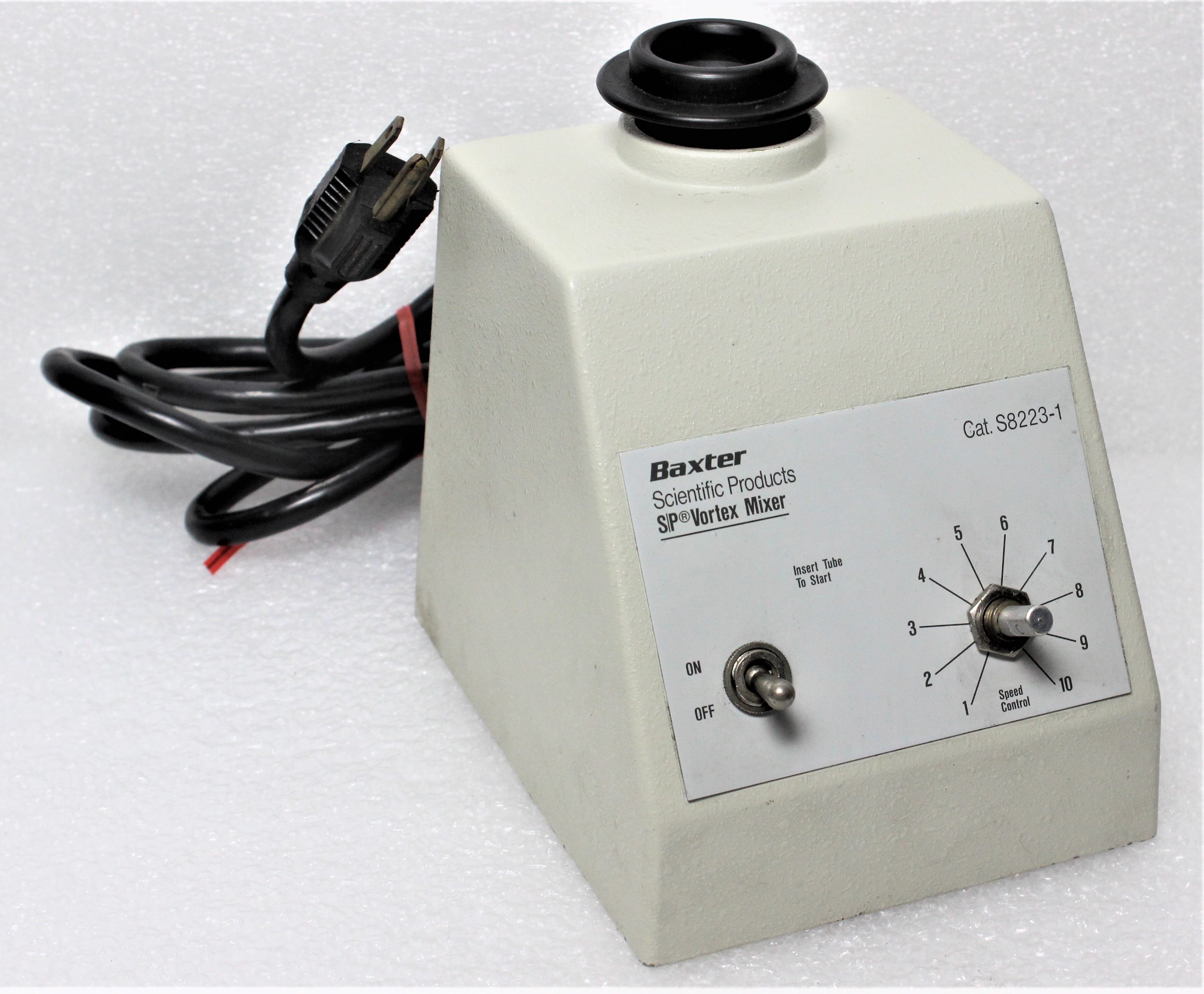 Baxter Vortex Mixer S8223-1 Lab Shaker 500-3000 RPM Variable Speed