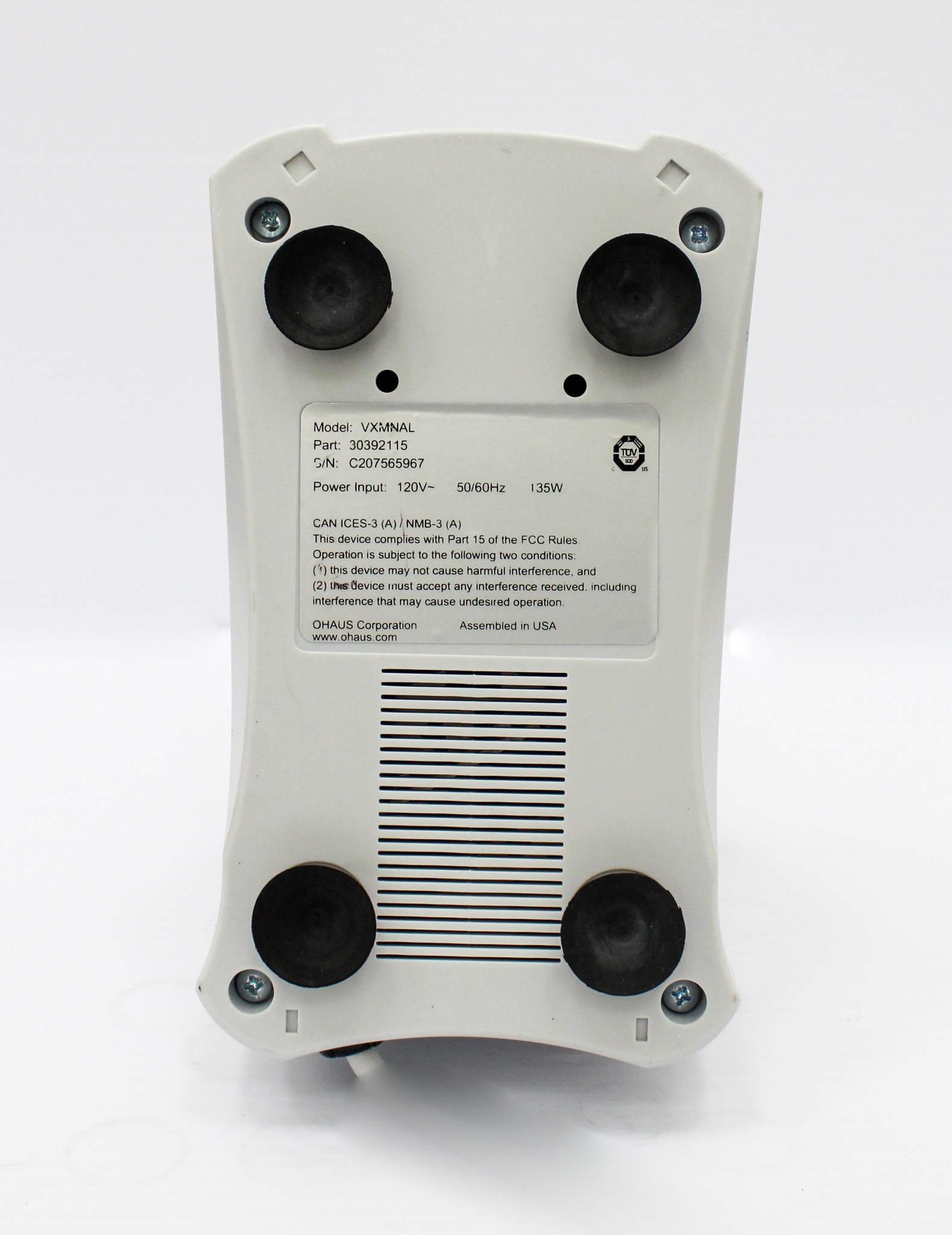 Ohaus VXMNAL Analog Vortex Mixer 300-3200 RPM Continuous/Touch Mode