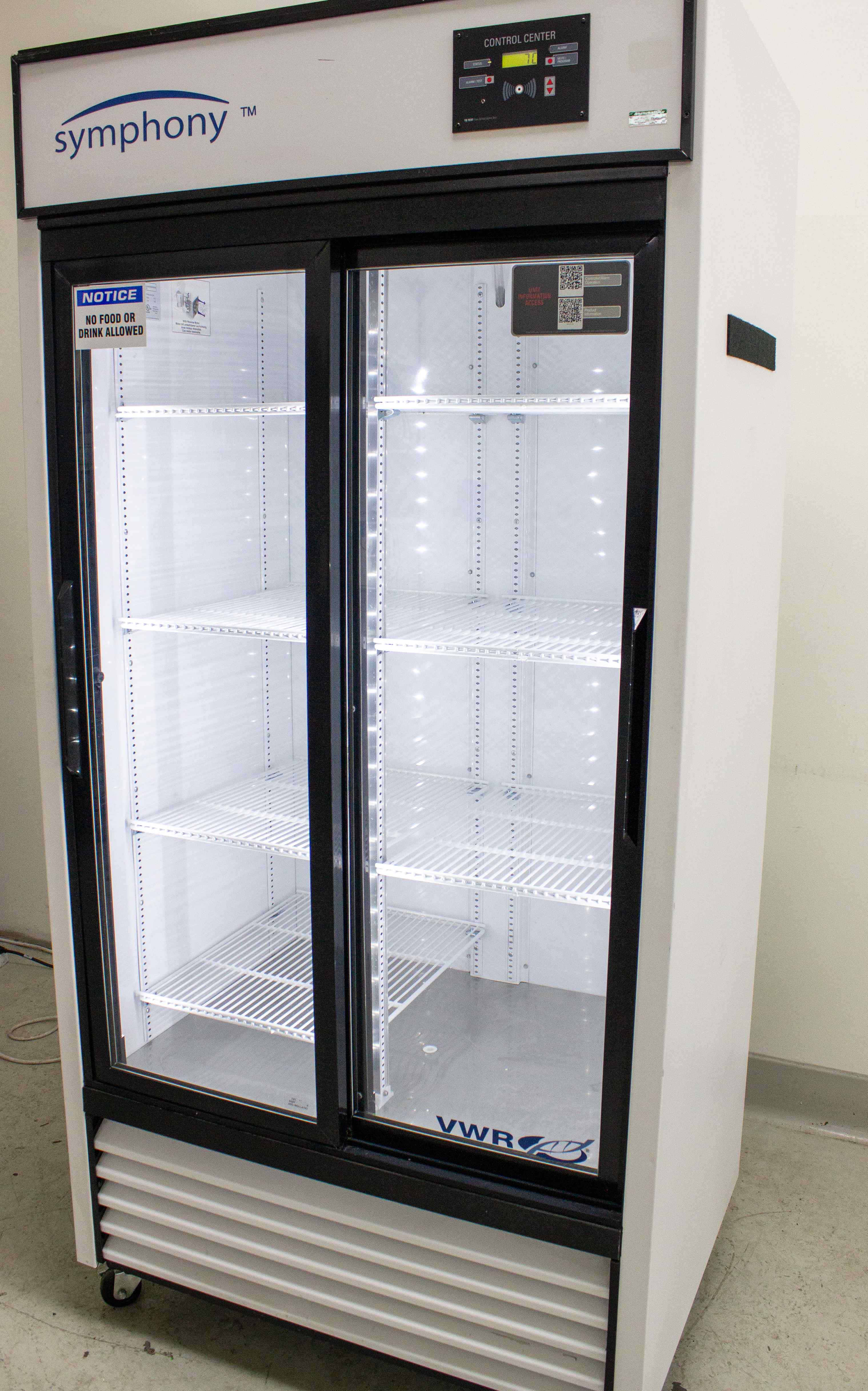 VWR Symphony SCLP-33 Upright Glass Door Laboratory Refrigerator