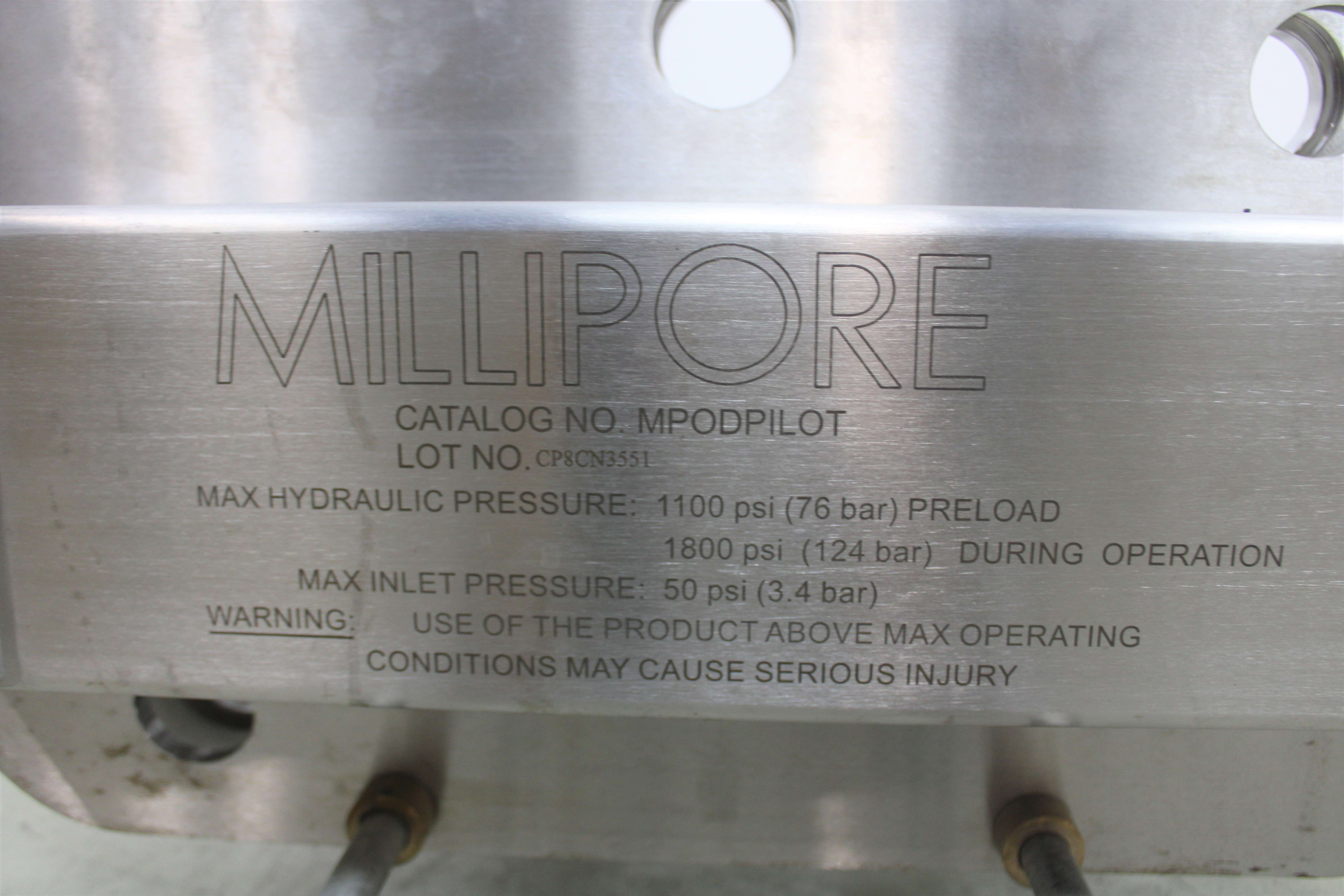 Millipore MPodPilot Pilot Scale Holder for Pod Filters 304 Stainless Steel