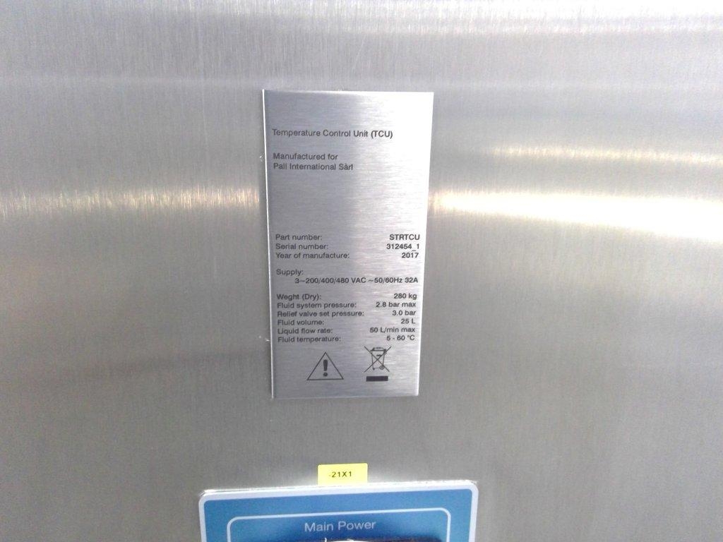 Pall STRTCU Bioreactor Controller Temperature Range 5-60C US 25L/50L/min