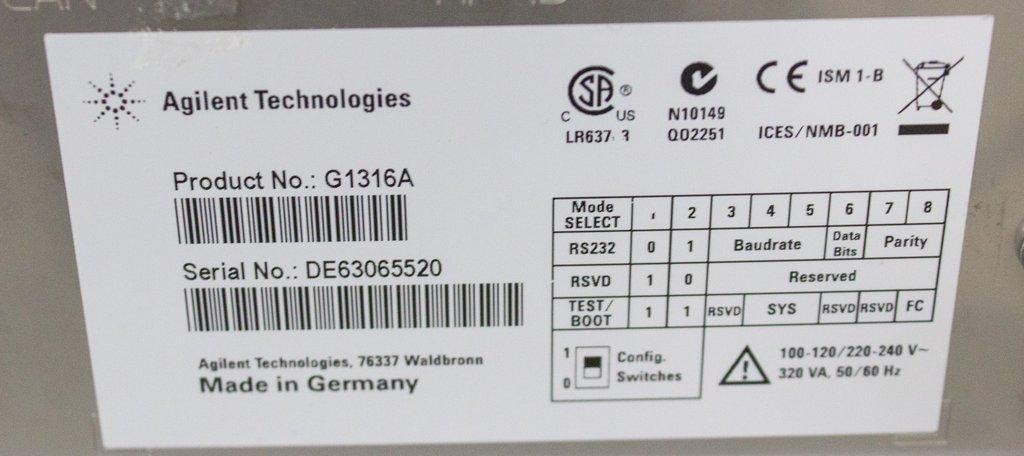 Agilent 1200 Series HPLC System with MWD Detector - Flexible Solvent Delivery