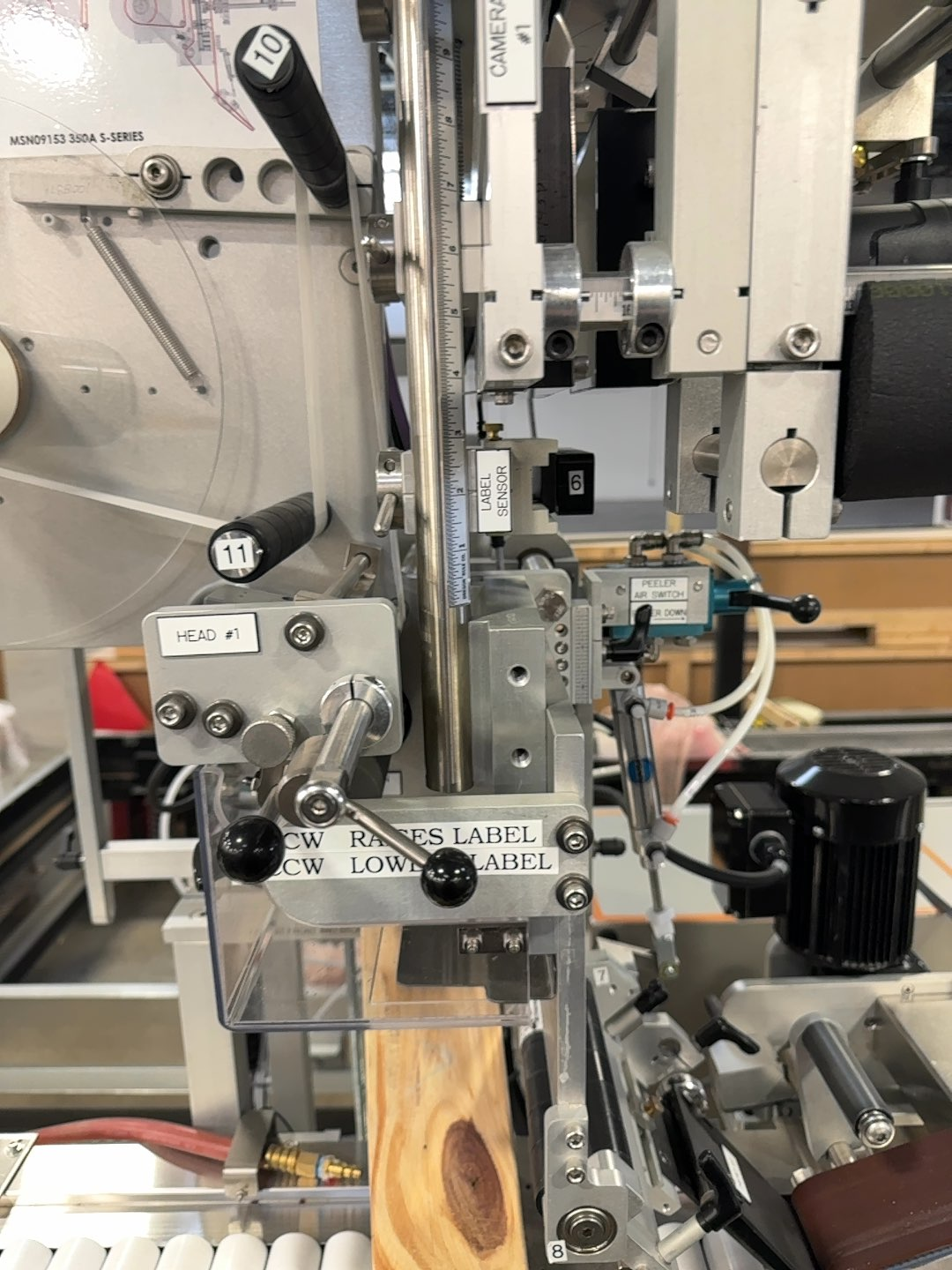 Accraply 350a-s Labeling Machine 480V 3Ph Near-New Condition