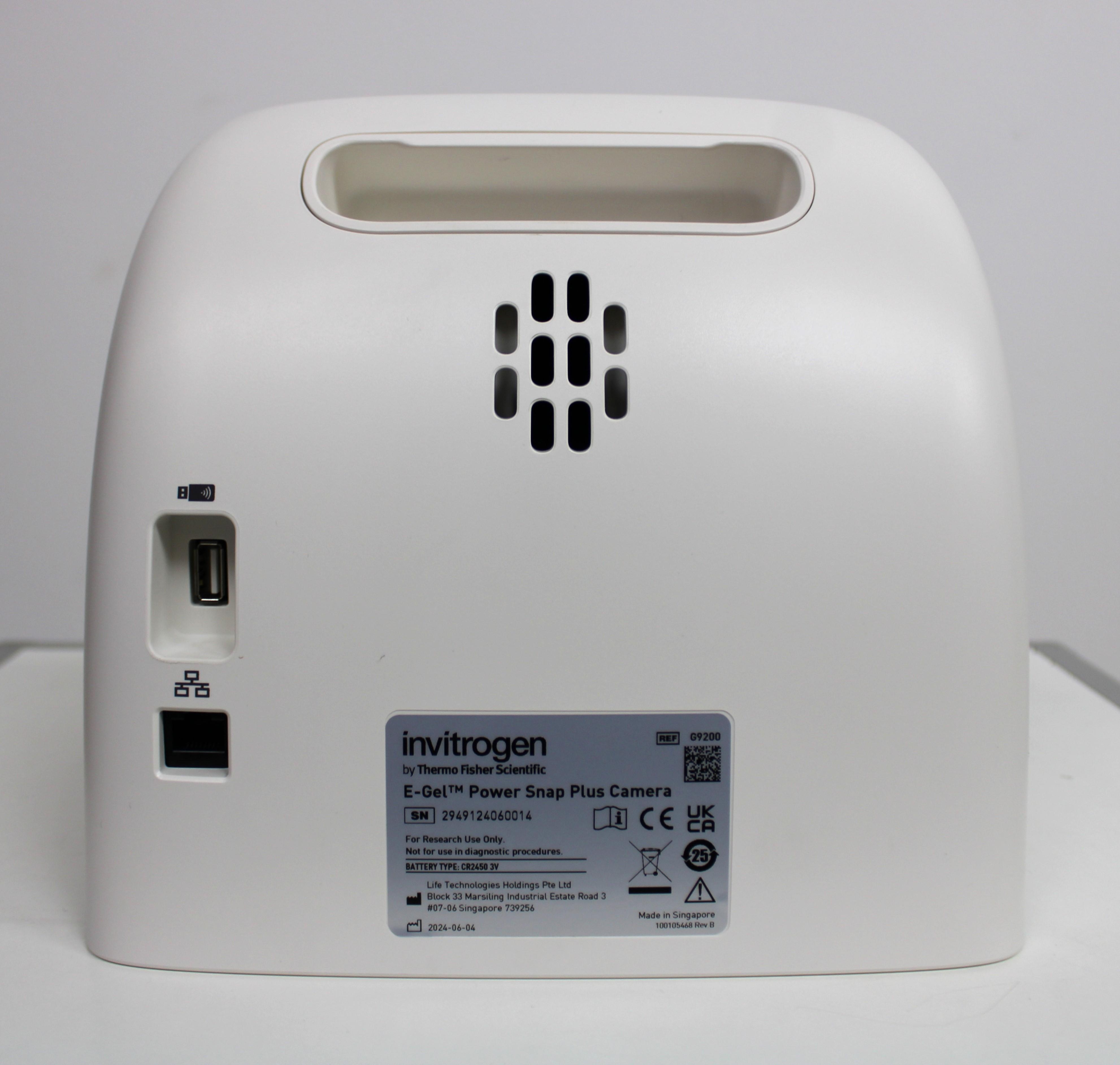 Invitrogen E-GEL Power Snap Plus Electrophoresis System DNA Gel Imaging